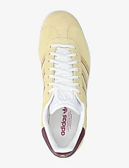 adidas Originals - GAZELLE W - lave sneakers - almyel/oat/maroon - 3