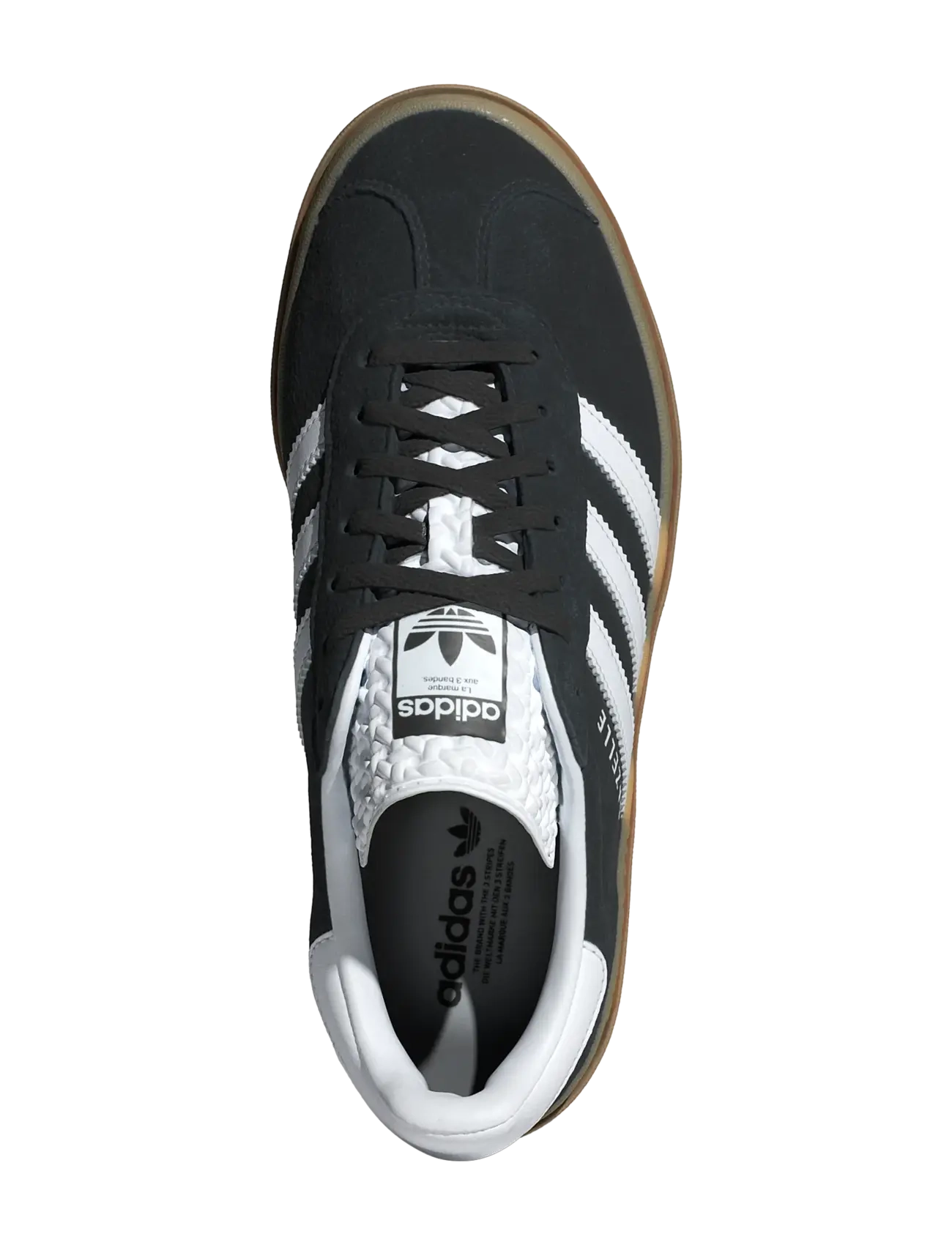 adidas Originals - GAZELLE BOLD W - paksu tallaga tossud - cblack/ftwwht/ftwwht - 4