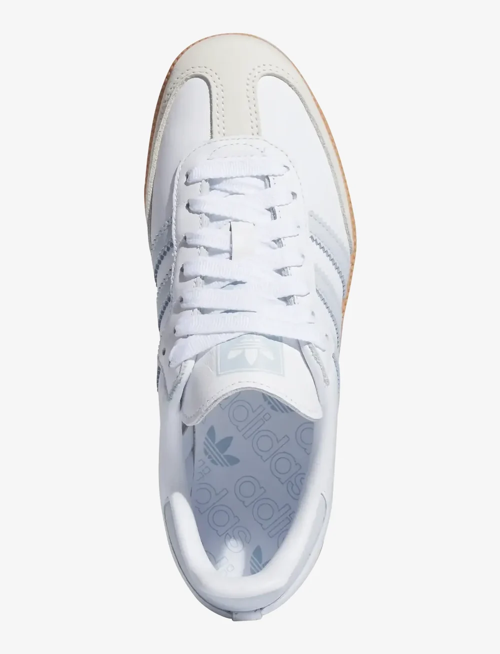 adidas Originals - SAMBA OG W - lave sneakers - ftwwht/halblu/owhite - 4