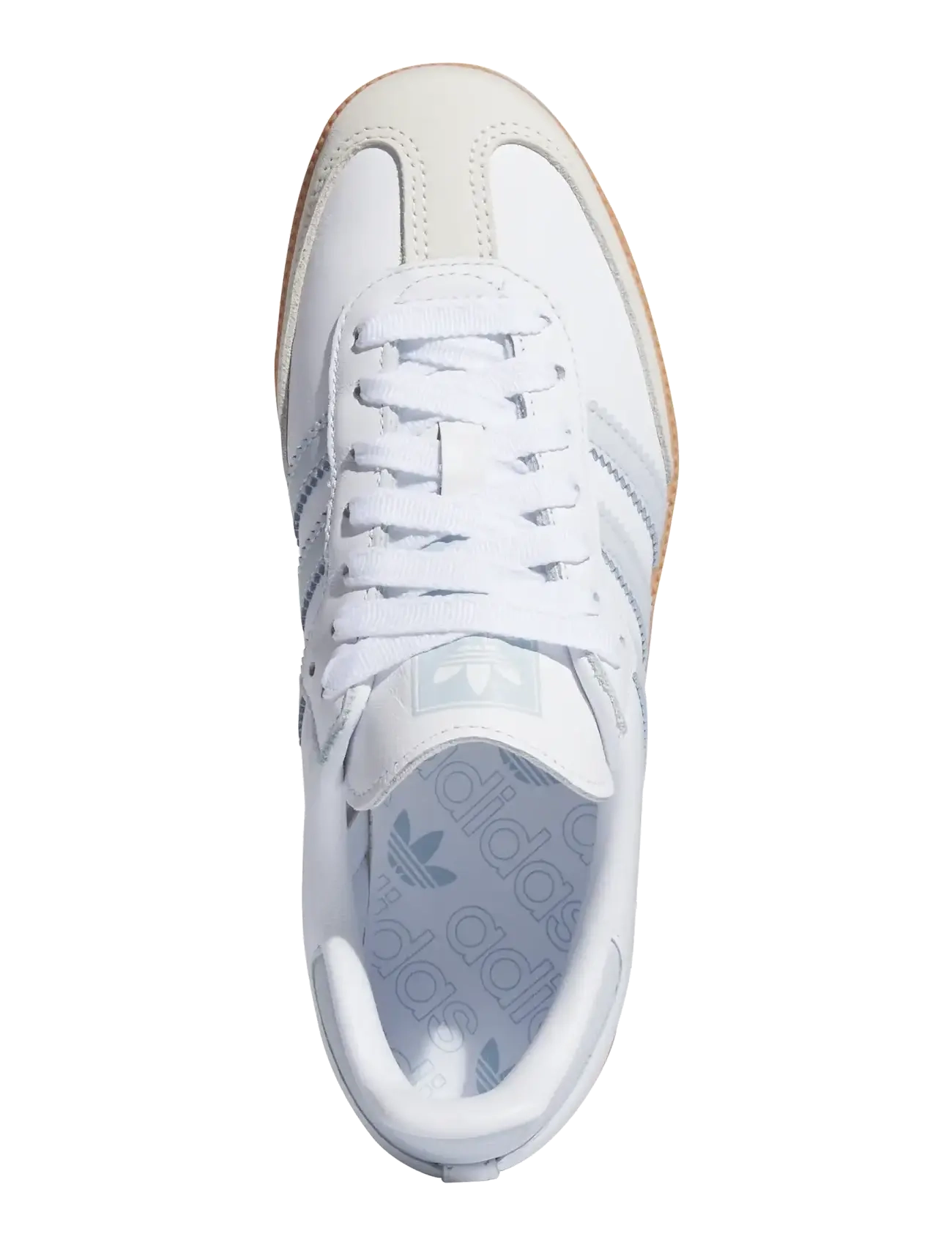 adidas Originals - SAMBA OG W - lave sneakers - ftwwht/halblu/owhite - 4