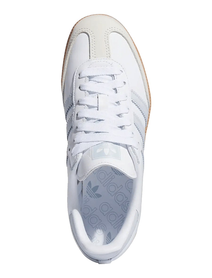 adidas Originals - SAMBA OG W - lave sneakers - ftwwht/halblu/owhite - 4