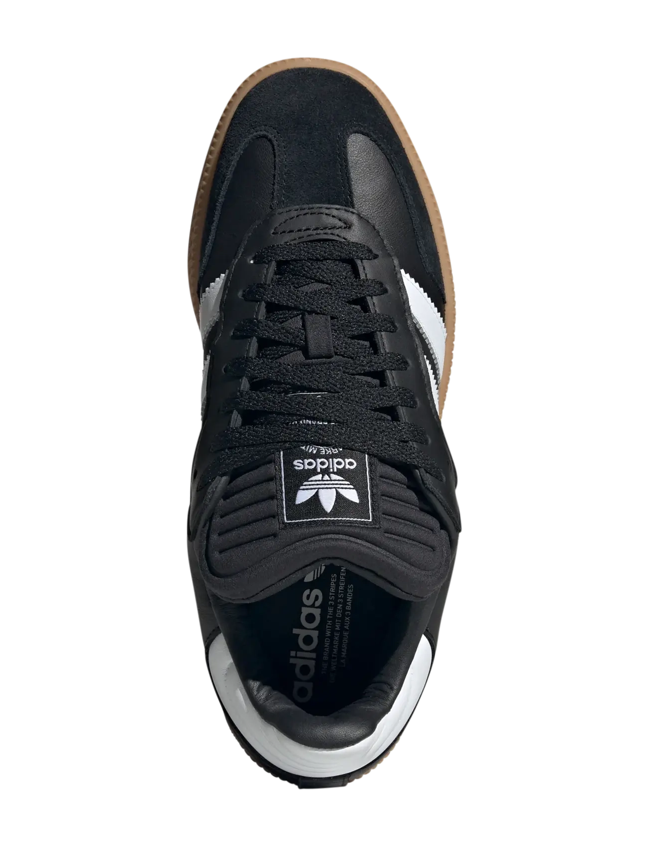 adidas Originals - SAMBA XLG - lave sneakers - cblack/ftwwht/gum3 - 4