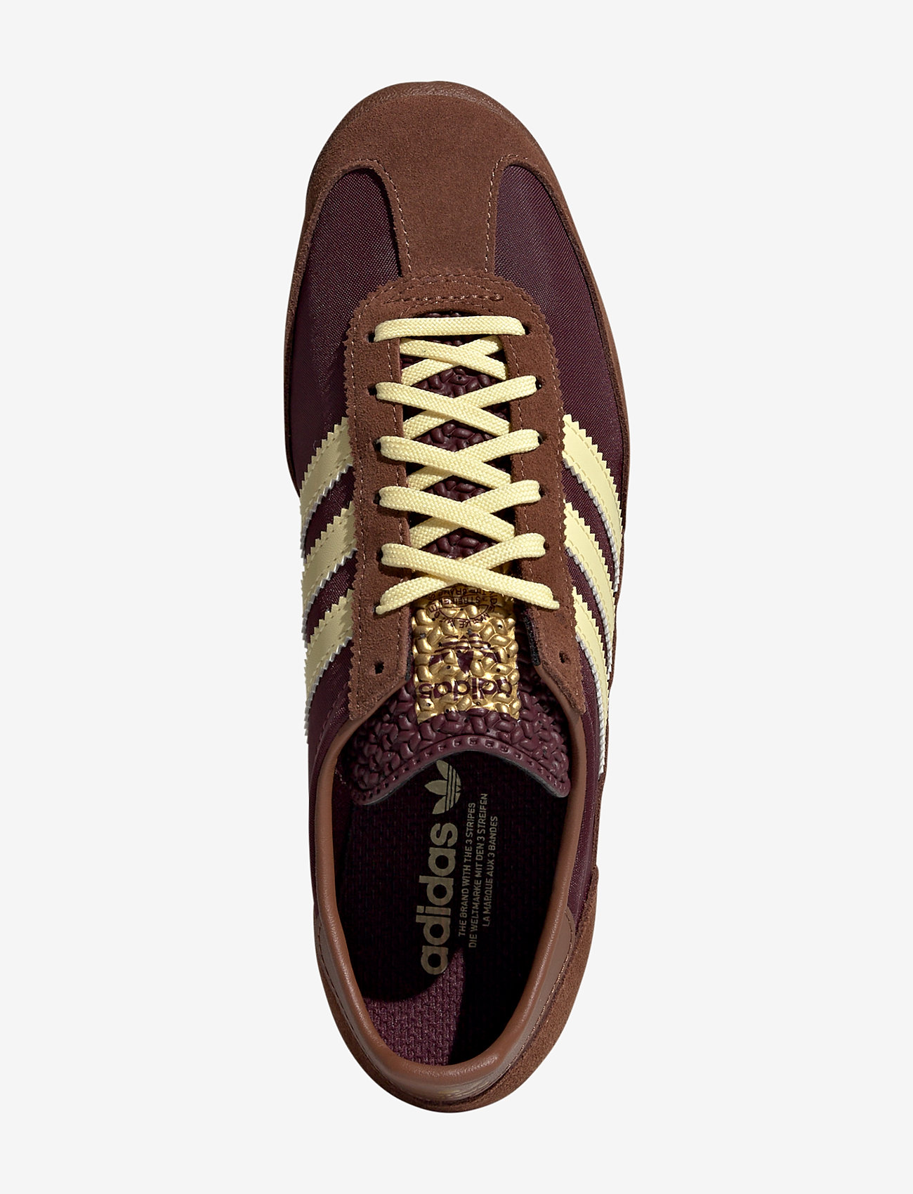 adidas Originals - SL 72 OG W - lave sneakers - maroon/almyel/prebrn - 4
