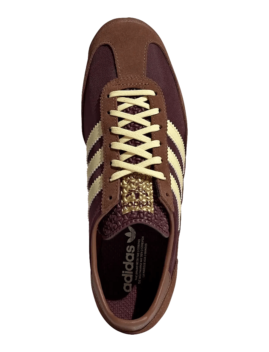 adidas Originals - SL 72 OG W - baskets basses - maroon/almyel/prebrn - 4