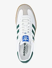 adidas Originals - SAMBA OG - laisvalaikio batai žemu aulu - ftwwht/cgreen/gum3 - 3
