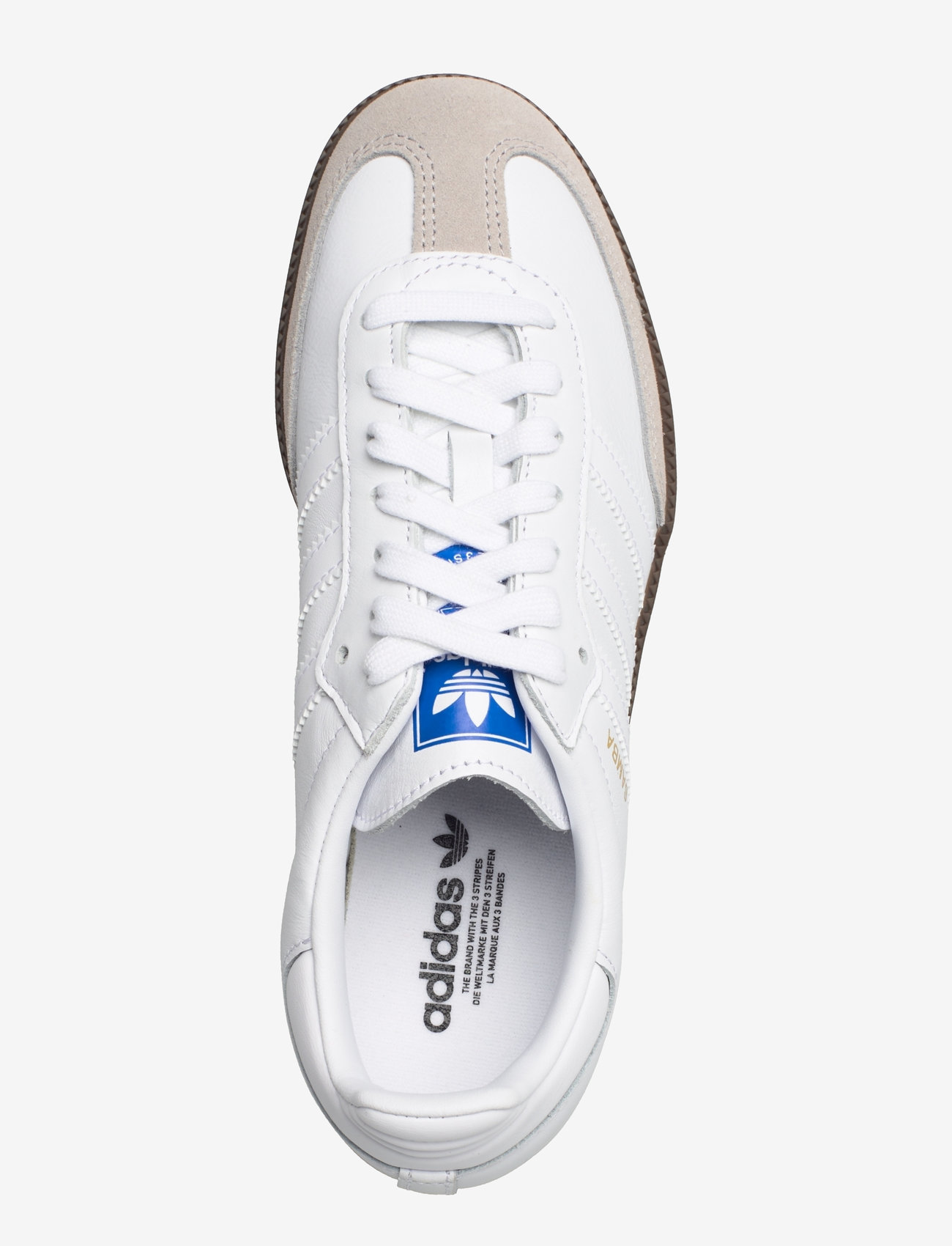 adidas Originals - SAMBA OG - niedriger schnitt - ftwwht/ftwwht/gum5 - 3