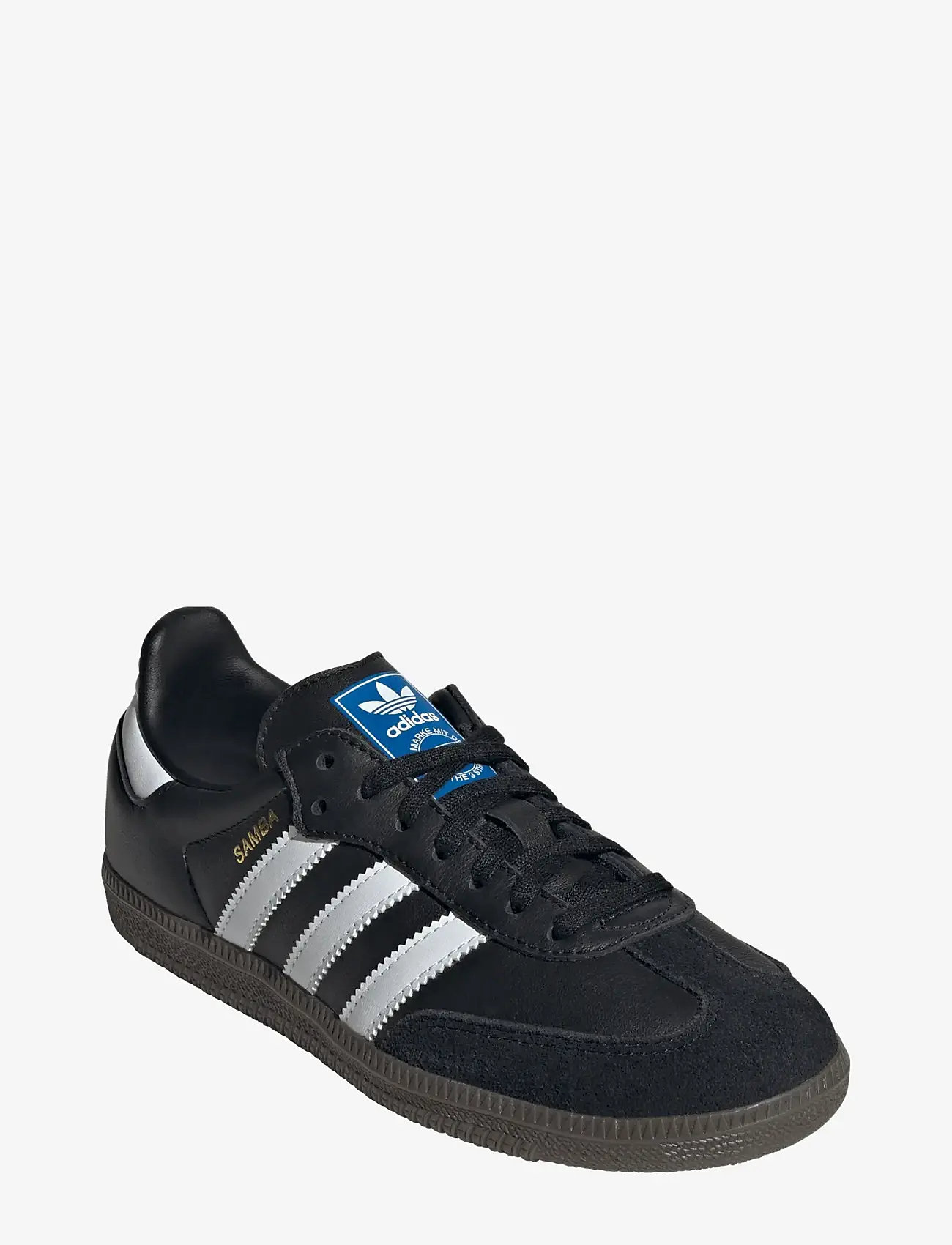 adidas Originals - SAMBA OG J - matalavartiset tennarit - cblack/ftwwht/gum5 - 0