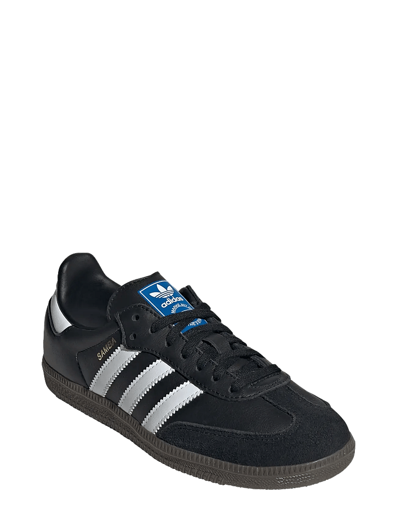 adidas Originals - SAMBA OG J - lave sneakers - cblack/ftwwht/gum5 - 0