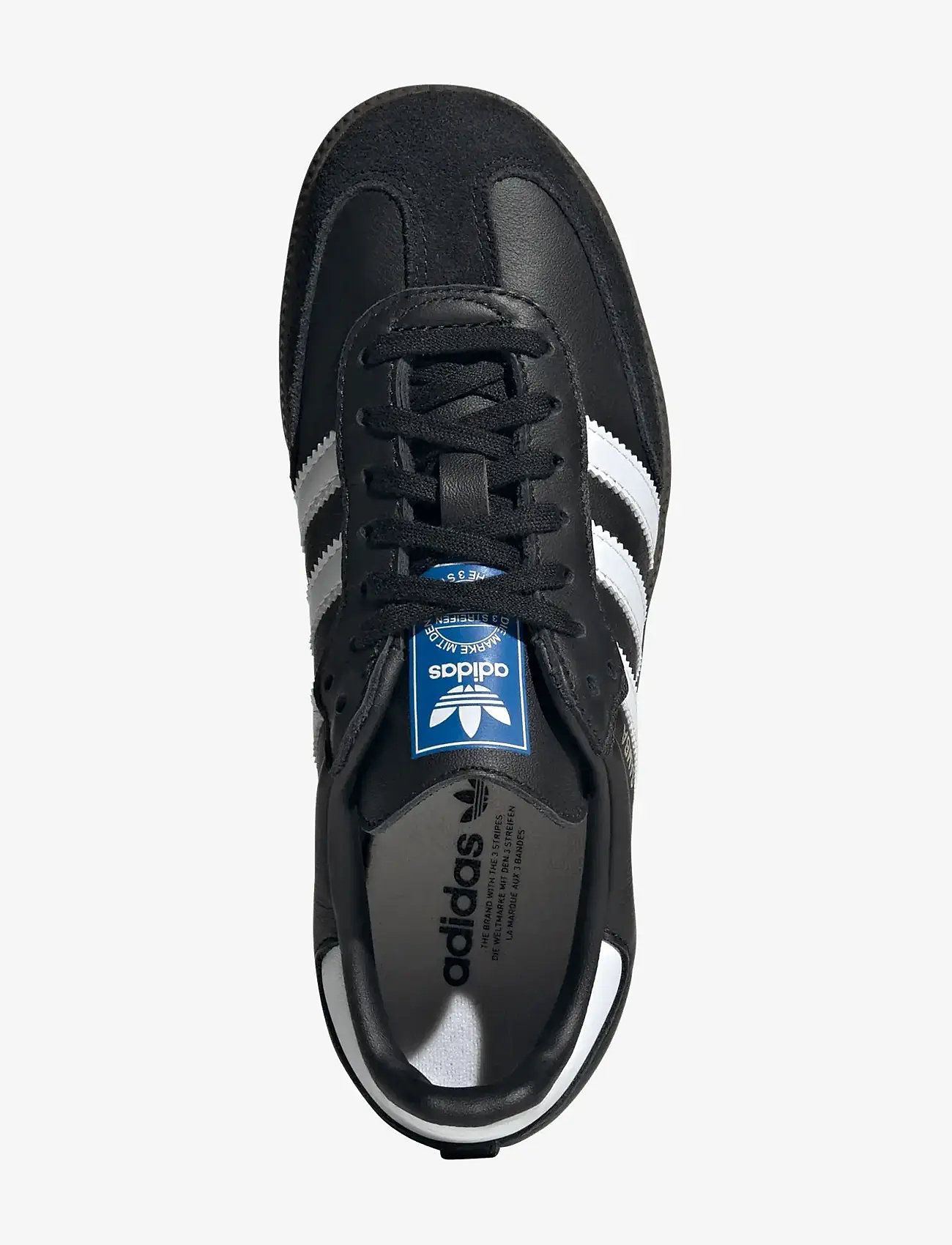 adidas Originals - SAMBA OG J - matalavartiset tennarit - cblack/ftwwht/gum5 - 4