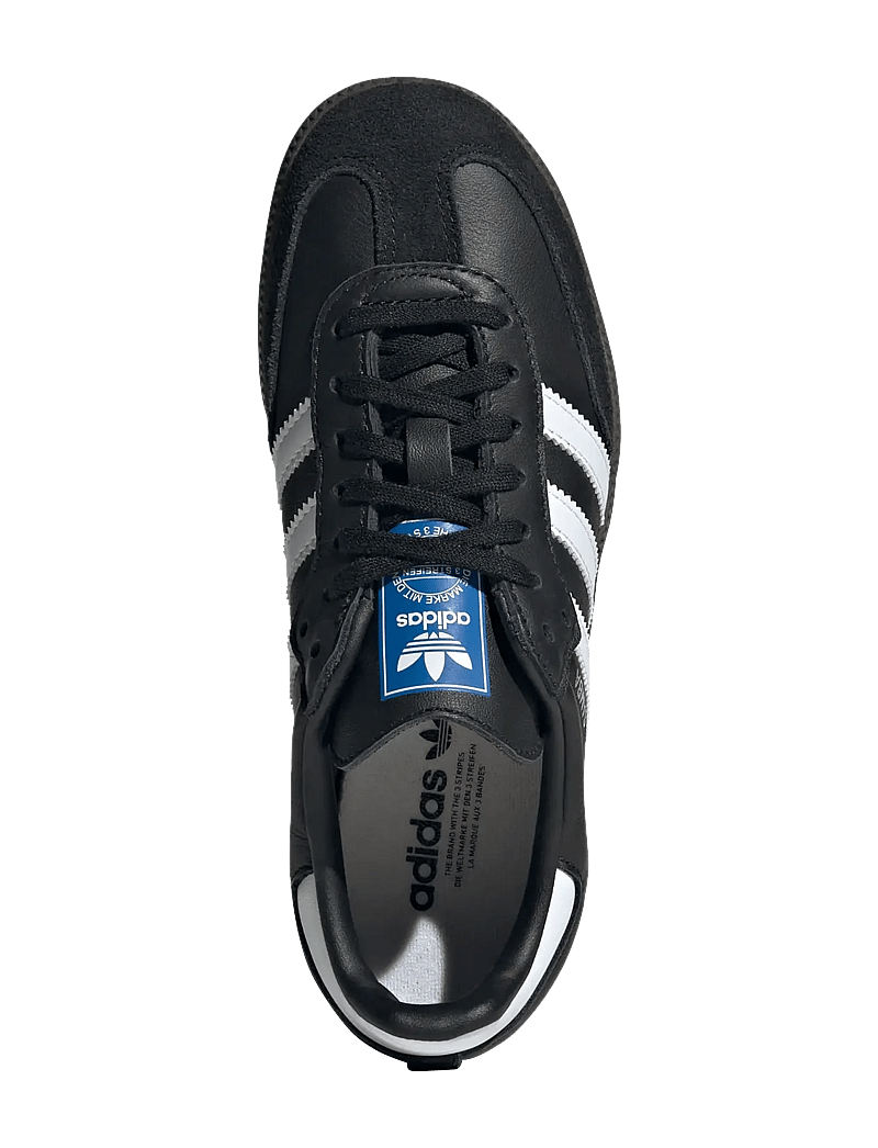 adidas Originals - SAMBA OG J - lave sneakers - cblack/ftwwht/gum5 - 4