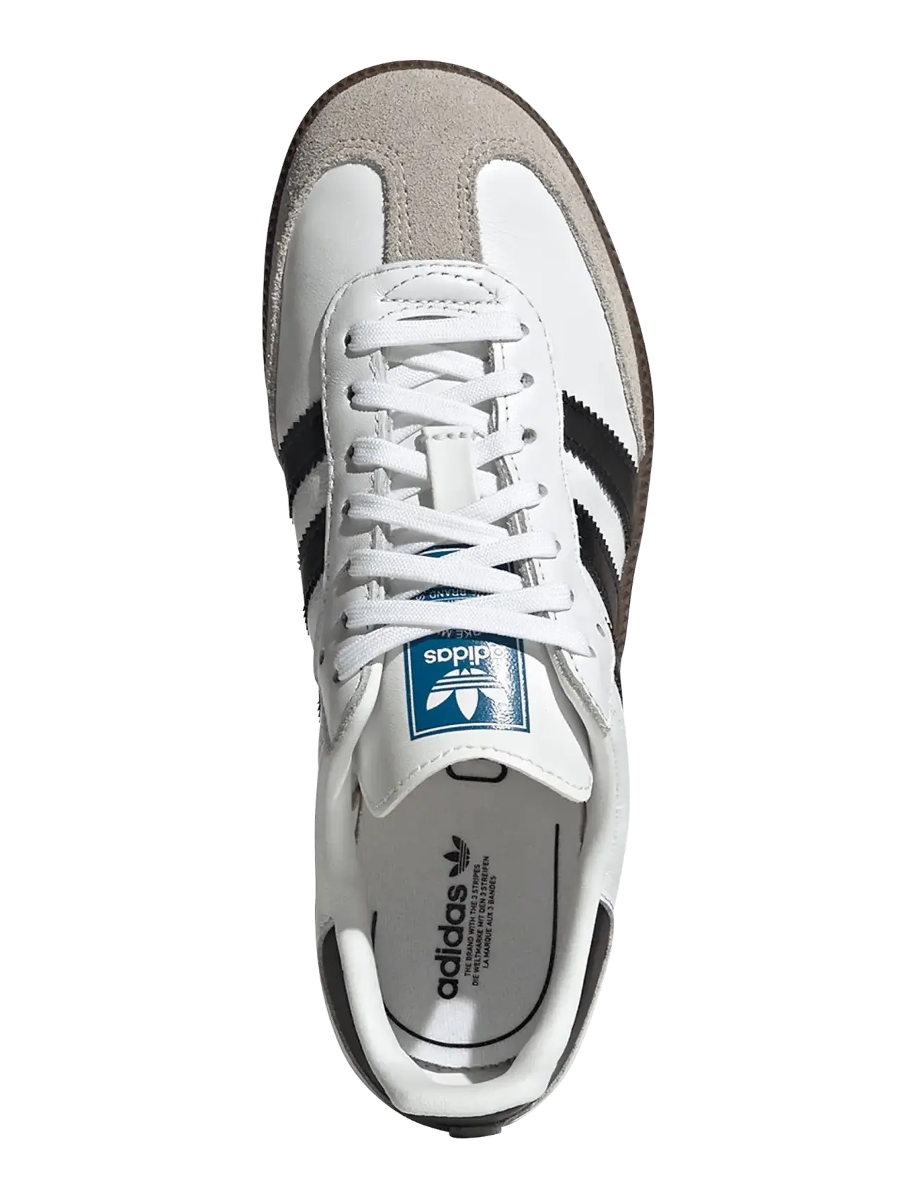 adidas Originals - SAMBA OG C - lave sneakers - ftwwht/cblack/gum5 - 4