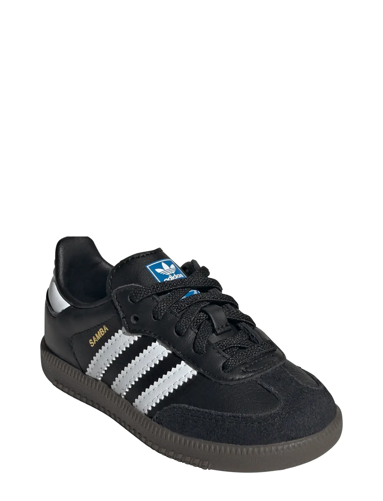 adidas Originals SAMBA OG EL I - Ikdienas apavi - CBLACK/FTWWHT/GUM5 / black