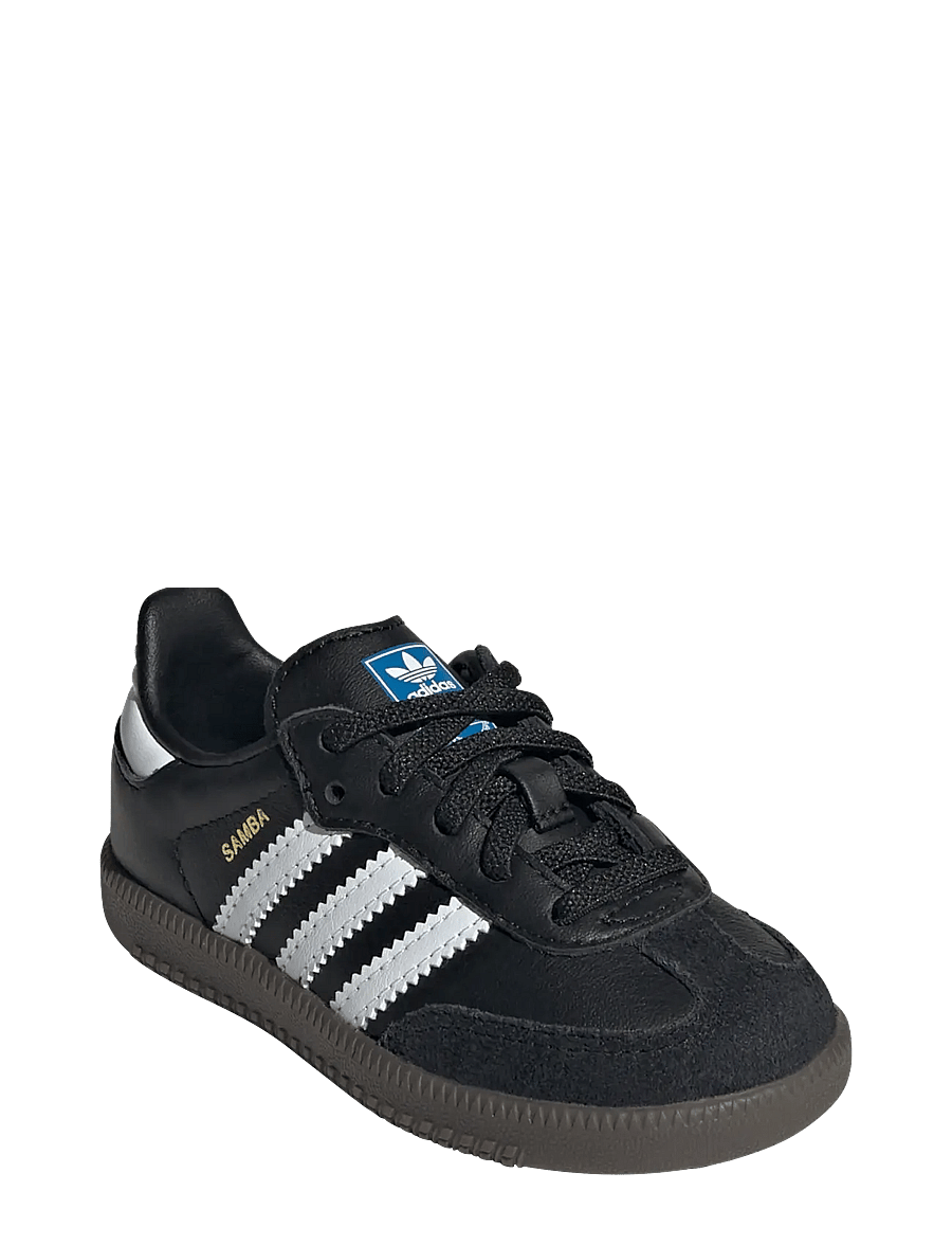 adidas Originals - SAMBA OG EL I - niedriger schnitt - cblack/ftwwht/gum5 - 0