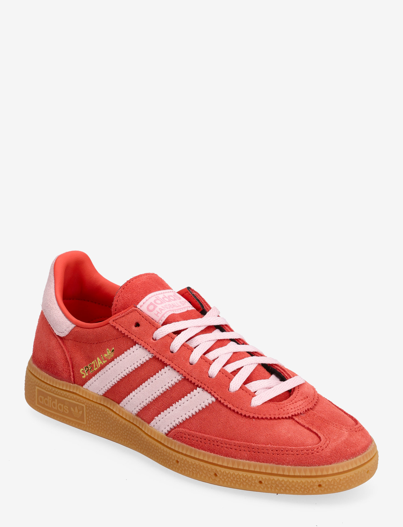 adidas Originals - HANDBALL SPEZIAL W - indendørs sportssko - brired/clpink/gum1 - 0