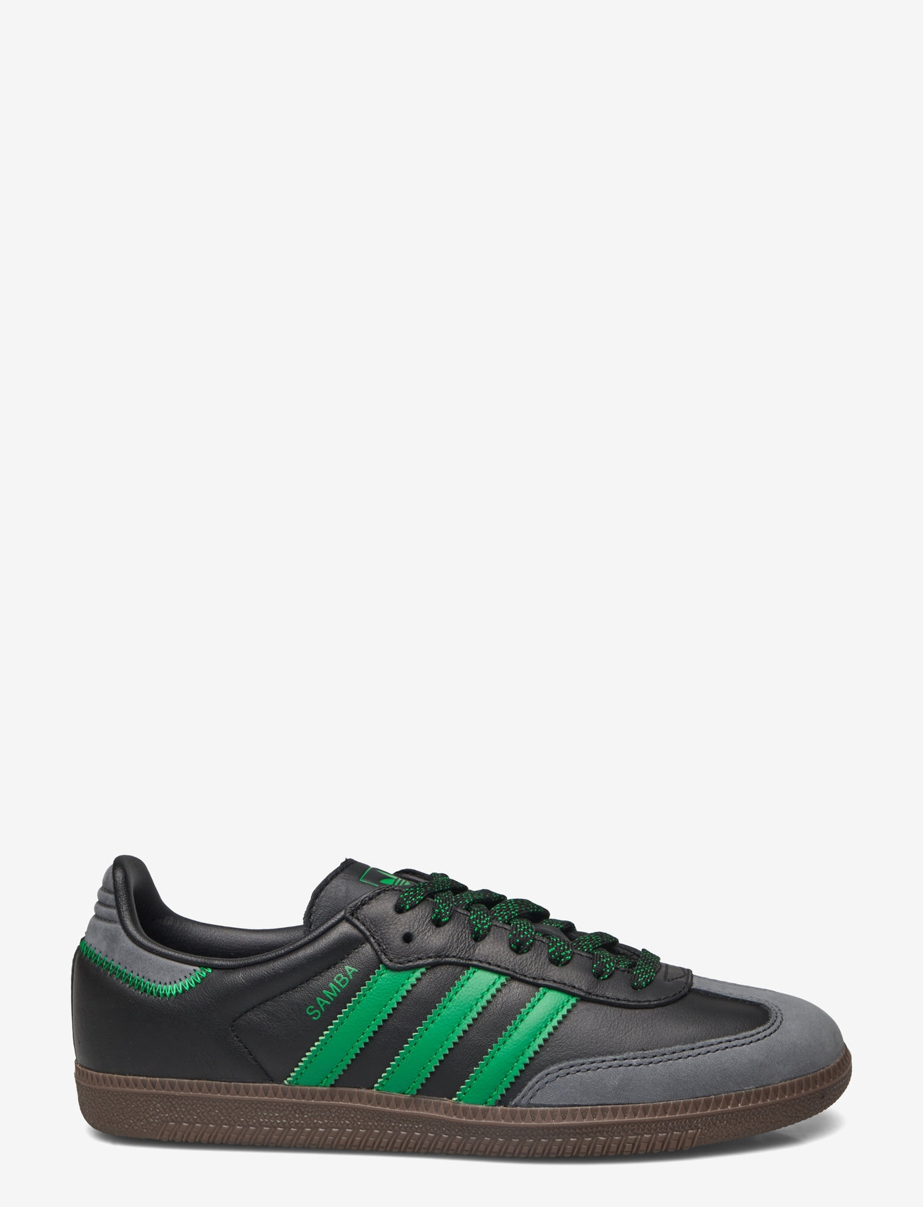 adidas Originals - SAMBA OG W - låga sneakers - cblack/green/gresix - 1
