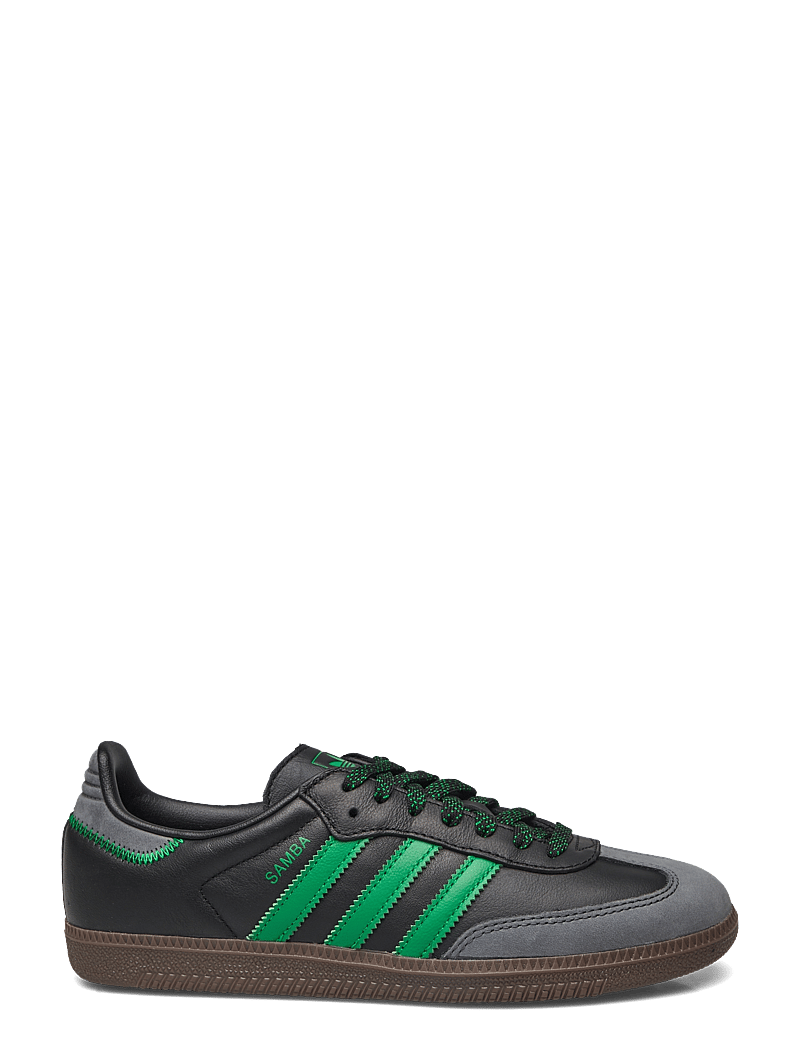 adidas Originals - SAMBA OG W - låga sneakers - cblack/green/gresix - 1