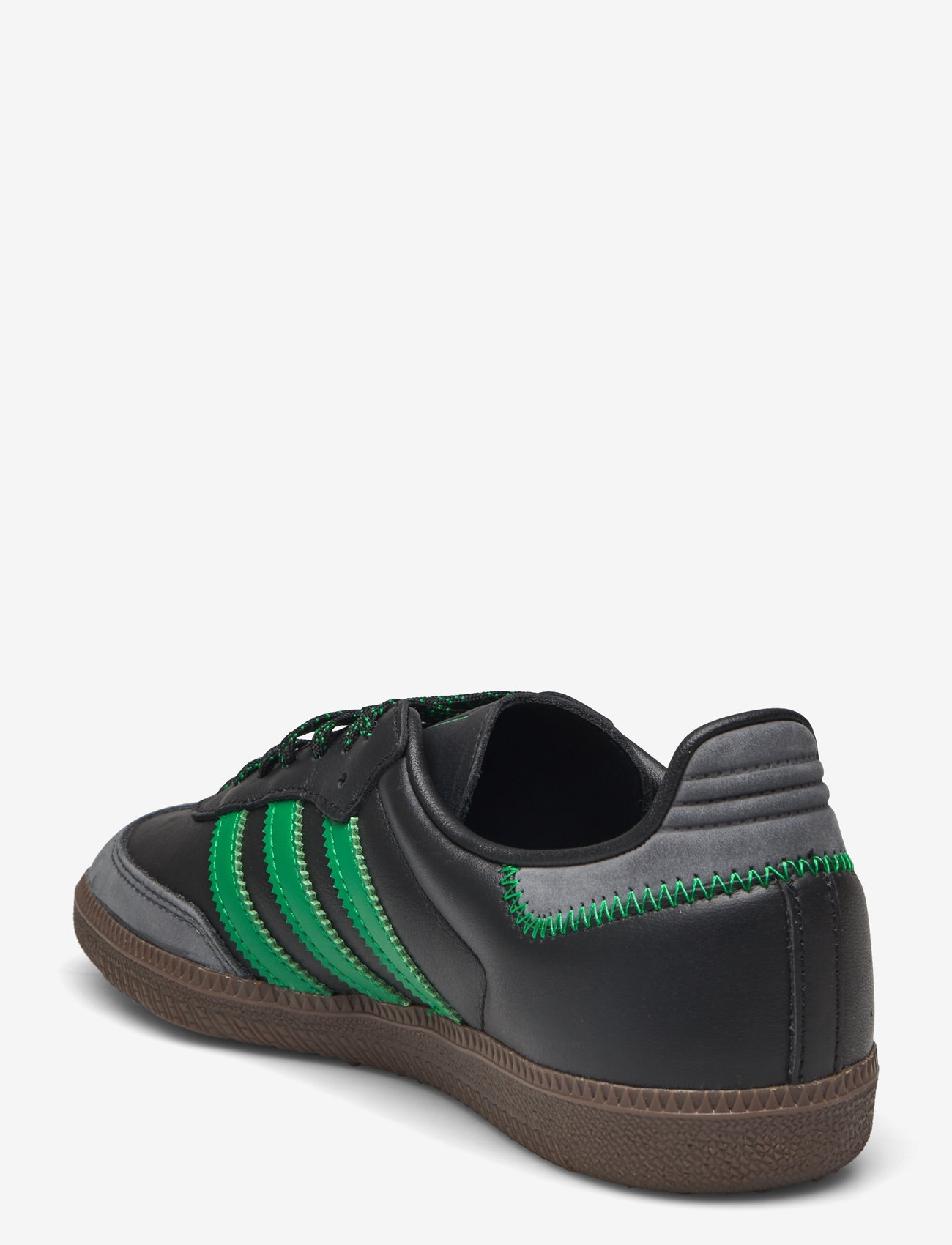 adidas Originals - SAMBA OG W - låga sneakers - cblack/green/gresix - 2