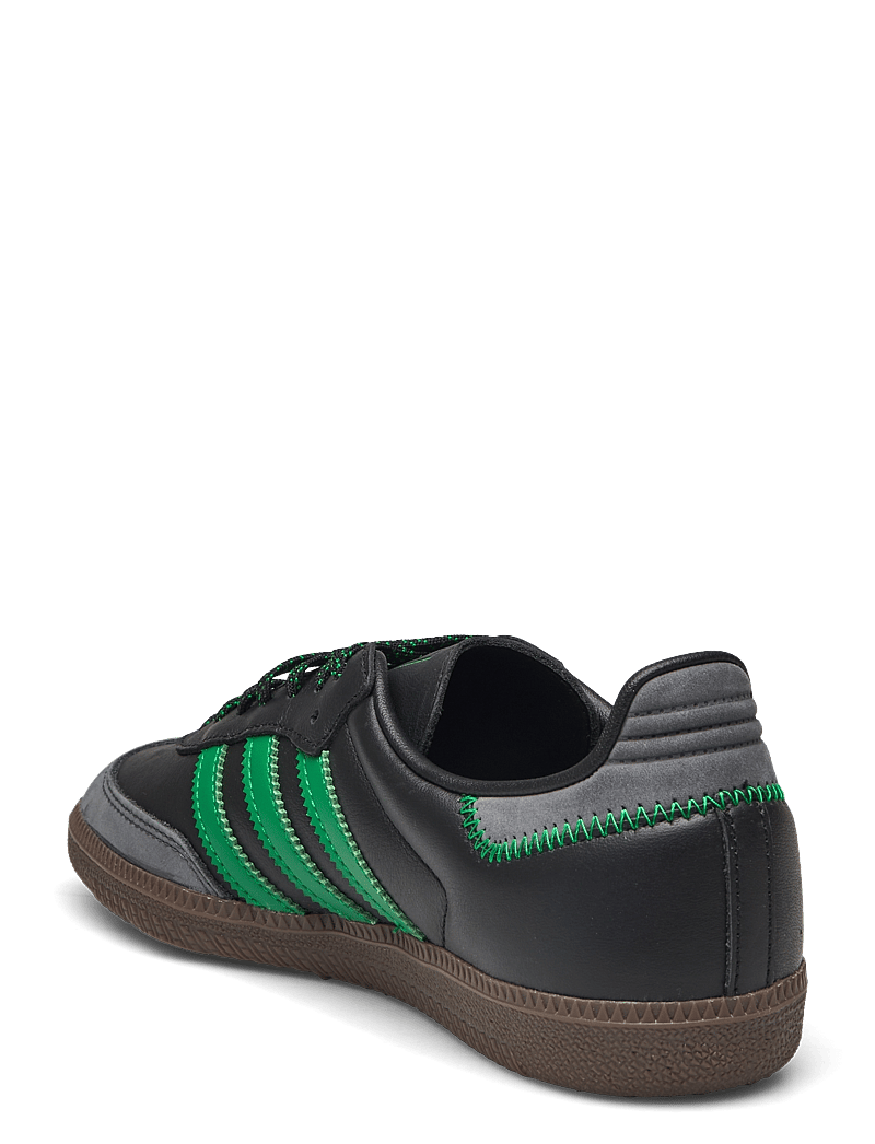 adidas Originals - SAMBA OG W - låga sneakers - cblack/green/gresix - 2