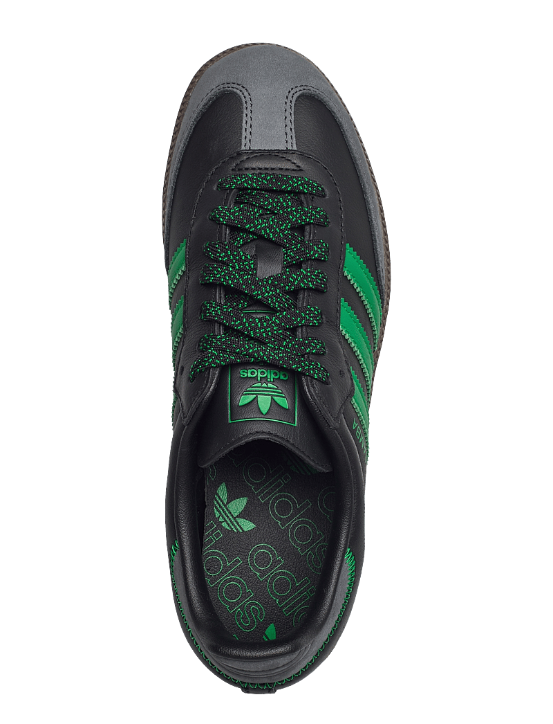 adidas Originals - SAMBA OG W - låga sneakers - cblack/green/gresix - 3
