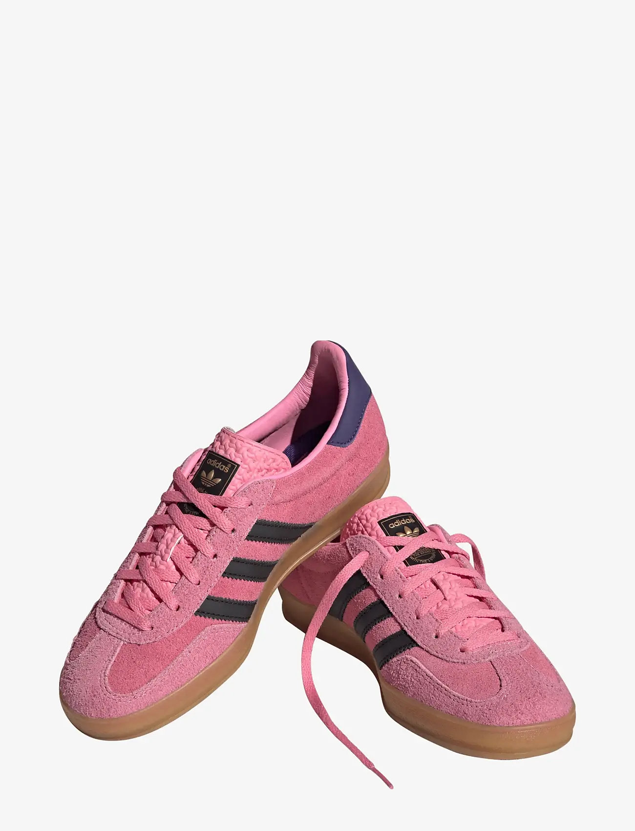 adidas Originals - GAZELLE INDOOR W - lave sneakers - blipnk/cblack/cpurpl - 0