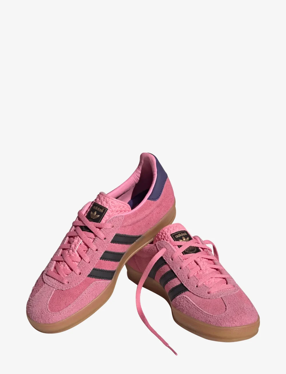 adidas Originals - GAZELLE INDOOR W - niedrige sneakers - blipnk/cblack/cpurpl - 0