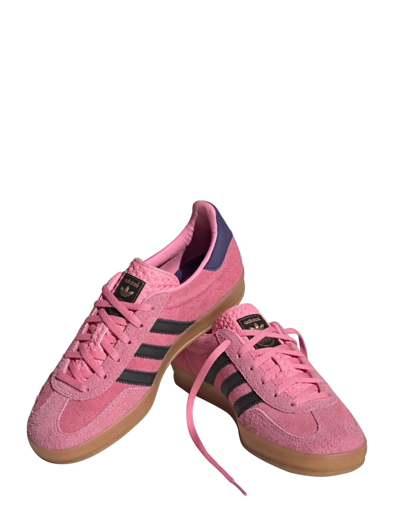adidas Originals GAZELLE INDOOR W - Sko - BLIPNK/CBLACK/CPURPL / pink/rose