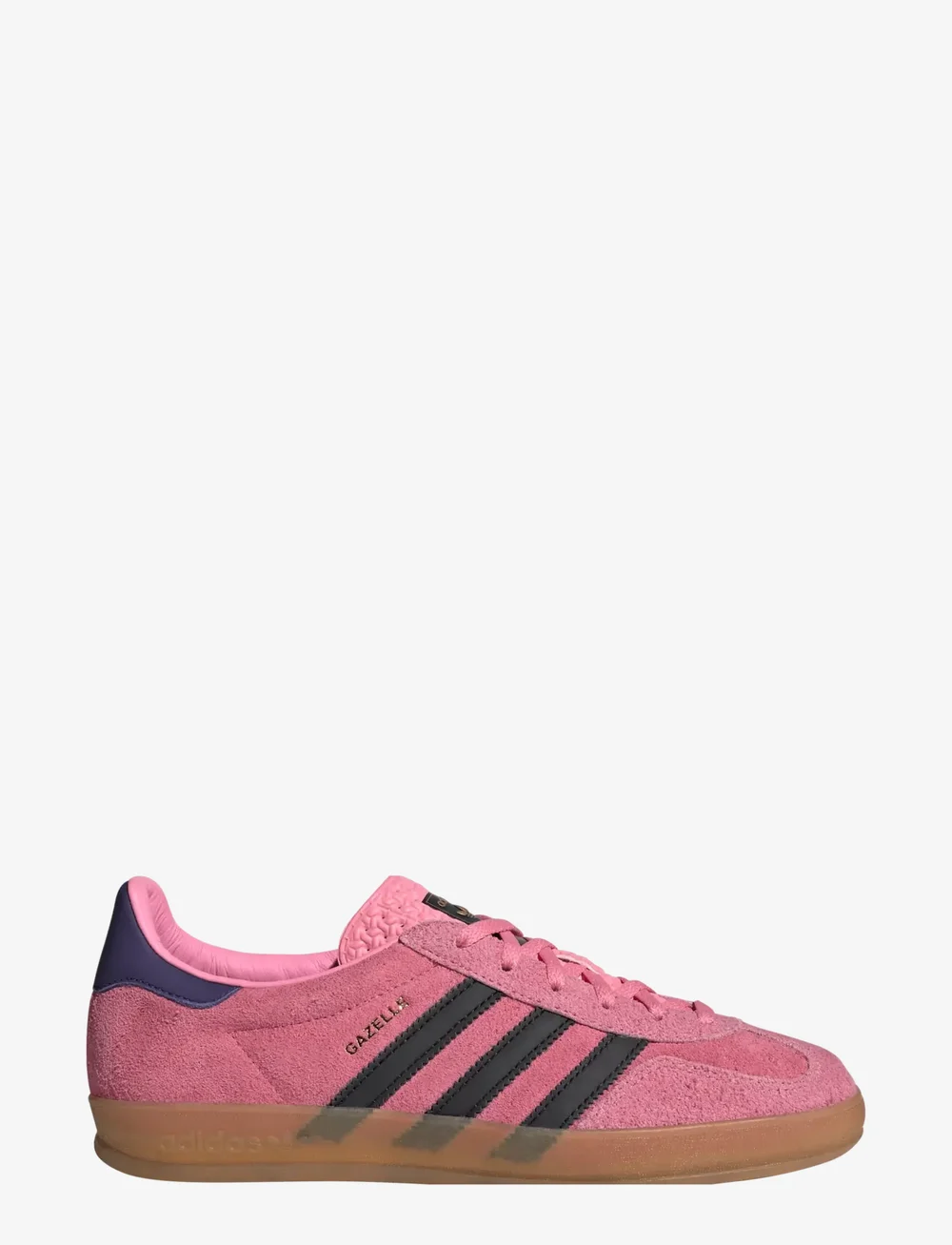 adidas Originals - GAZELLE INDOOR W - niedrige sneakers - blipnk/cblack/cpurpl - 1