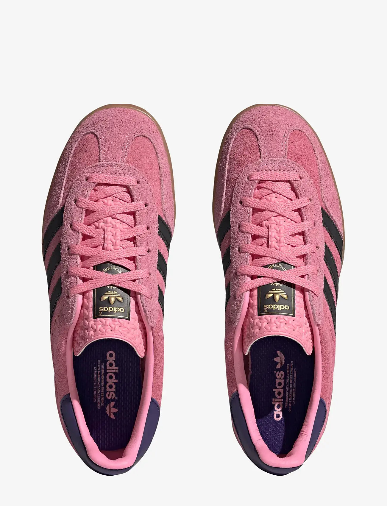 adidas Originals - GAZELLE INDOOR W - lave sneakers - blipnk/cblack/cpurpl - 4