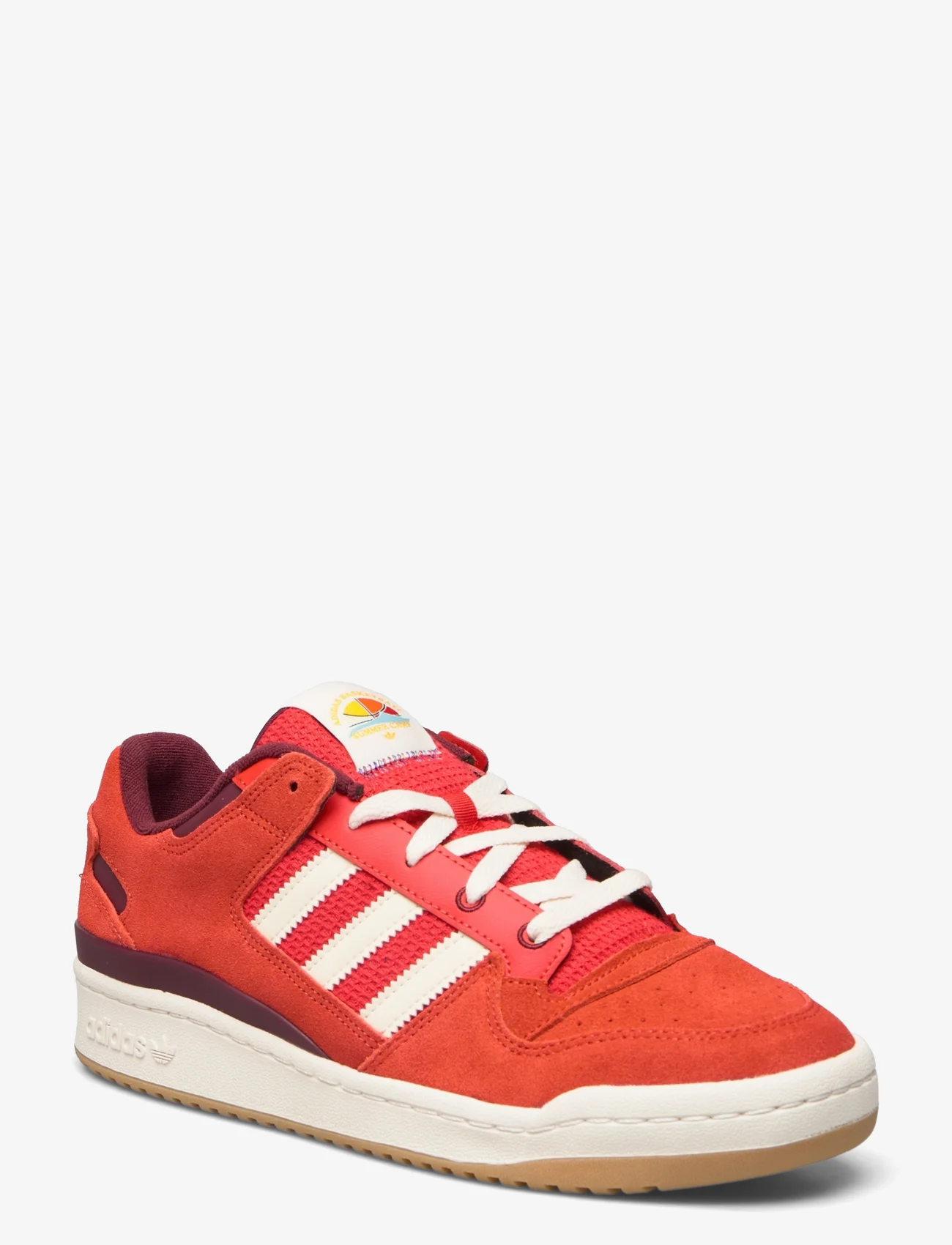 adidas Originals - FORUM LOW CL - lave sneakers - red/owhite/gum3 - 0