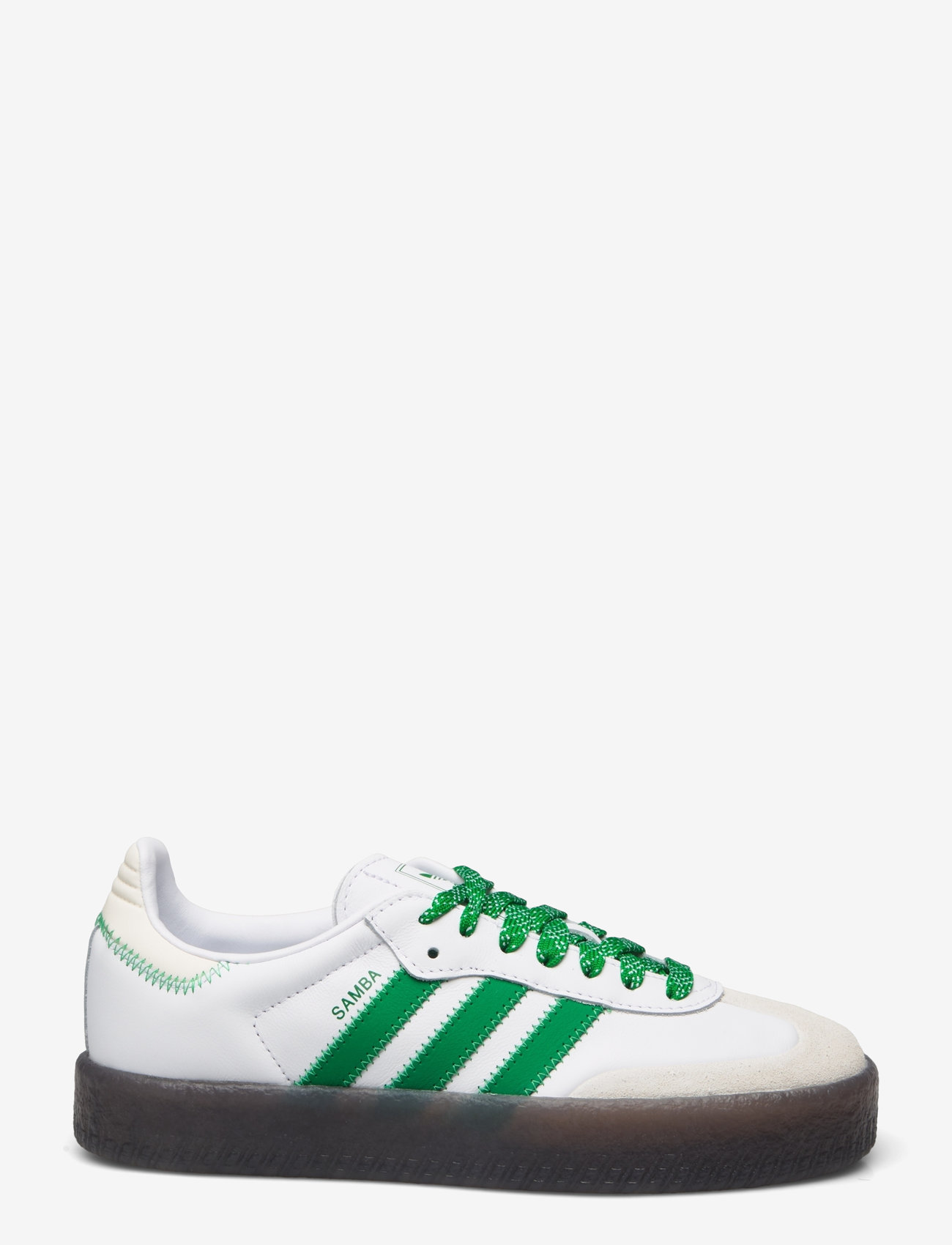 adidas Originals - SAMBAE W - lave sneakers - ftwwht/green/owhite - 1