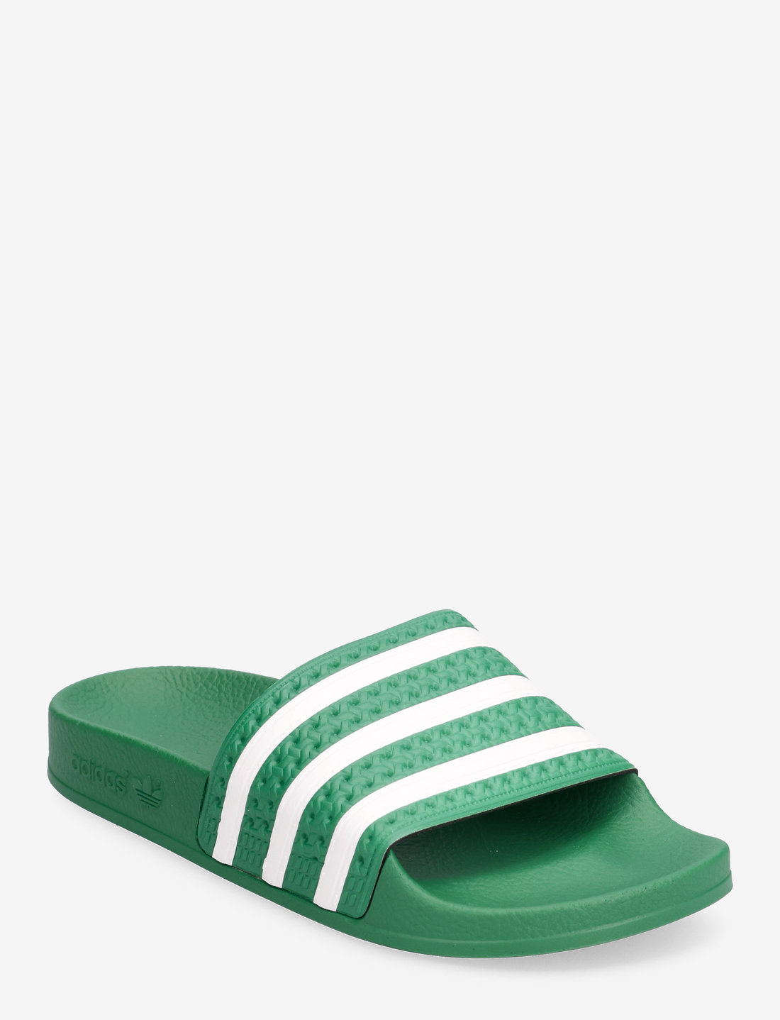Green sales adidas sliders