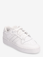 adidas Originals - RIVALRY LOW J - laag sneakers - ftwwht/ftwwht/greone - 0
