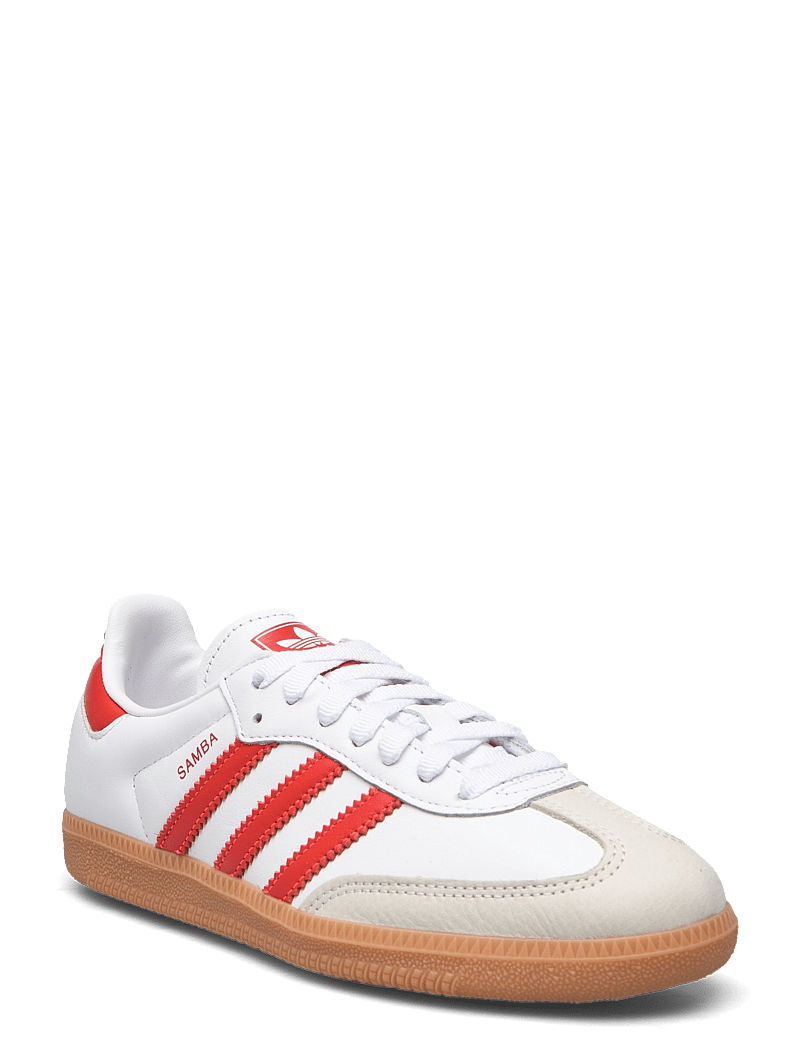 adidas Originals - SAMBA OG W - låga sneakers - ftwwht/solred/owhite - 1