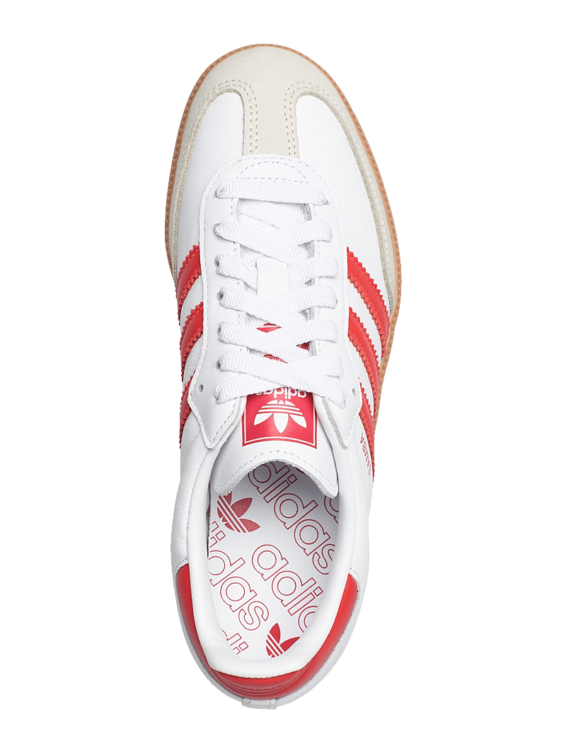 adidas Originals - SAMBA OG W - låga sneakers - ftwwht/solred/owhite - 4