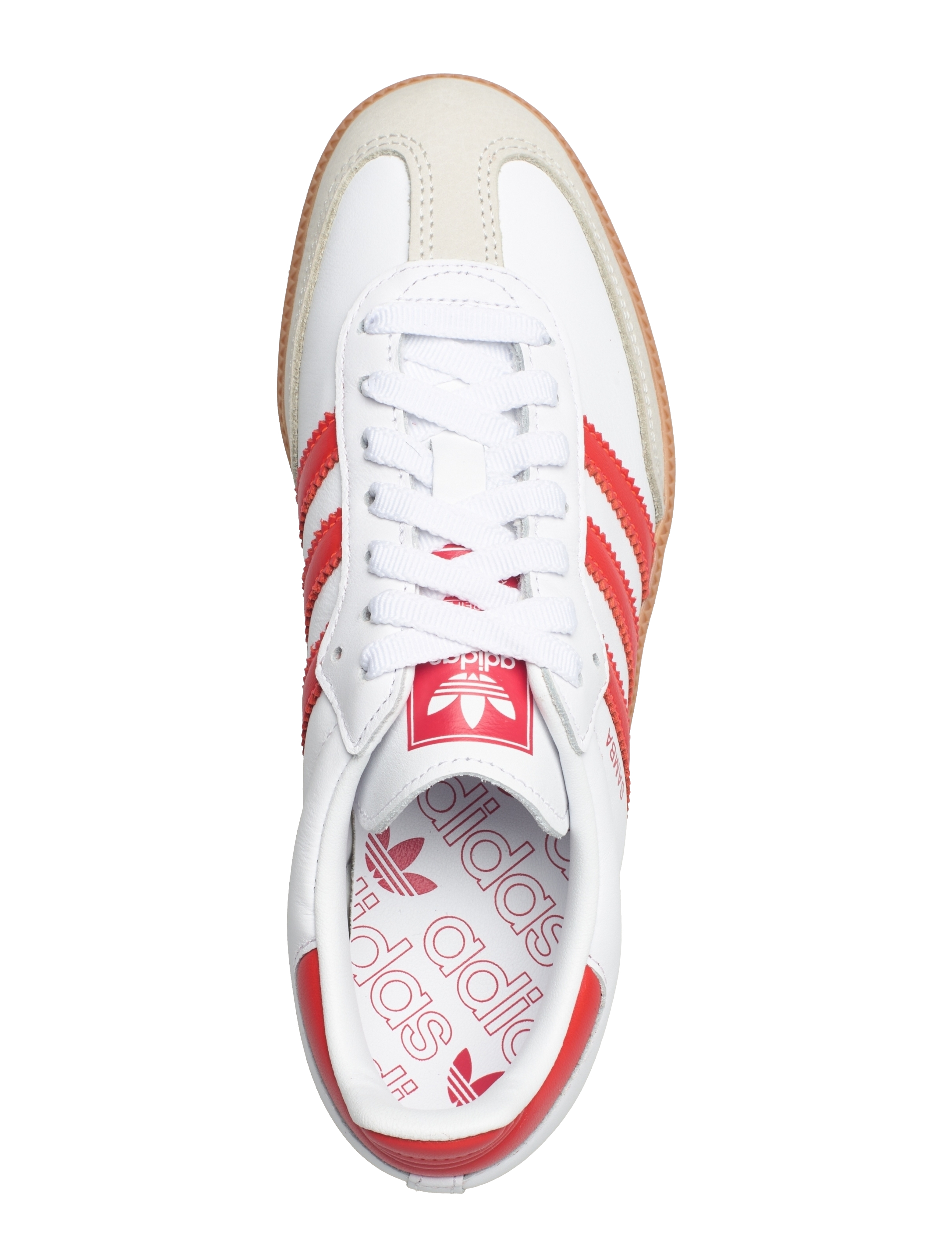 adidas Originals - SAMBA OG W - lave sneakers - ftwwht/solred/owhite - 4