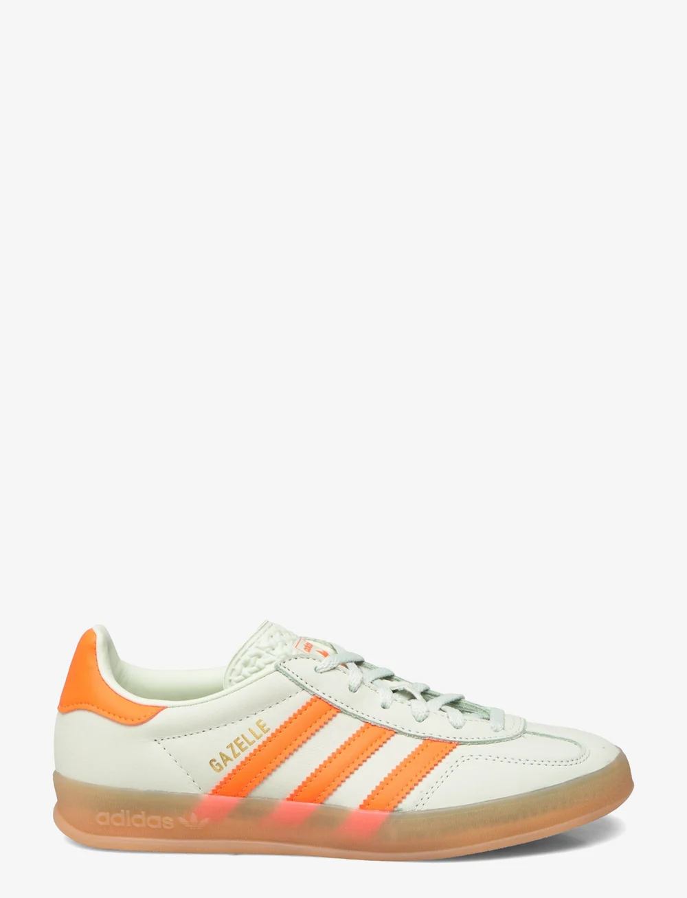 adidas Originals - GAZELLE INDOOR W - låga sneakers - lingrn/sorang/gum3 - 1