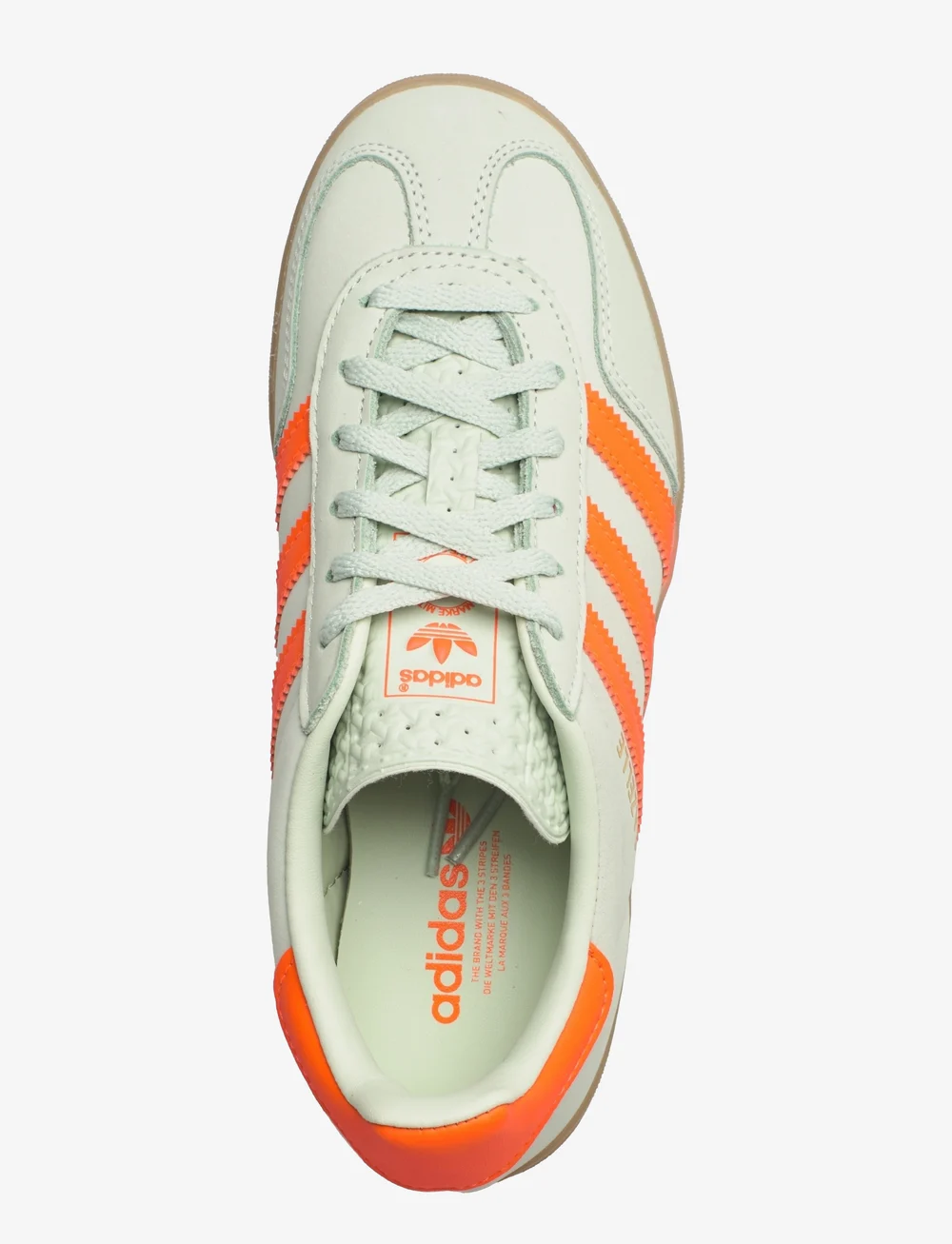 adidas Originals - GAZELLE INDOOR W - låga sneakers - lingrn/sorang/gum3 - 3