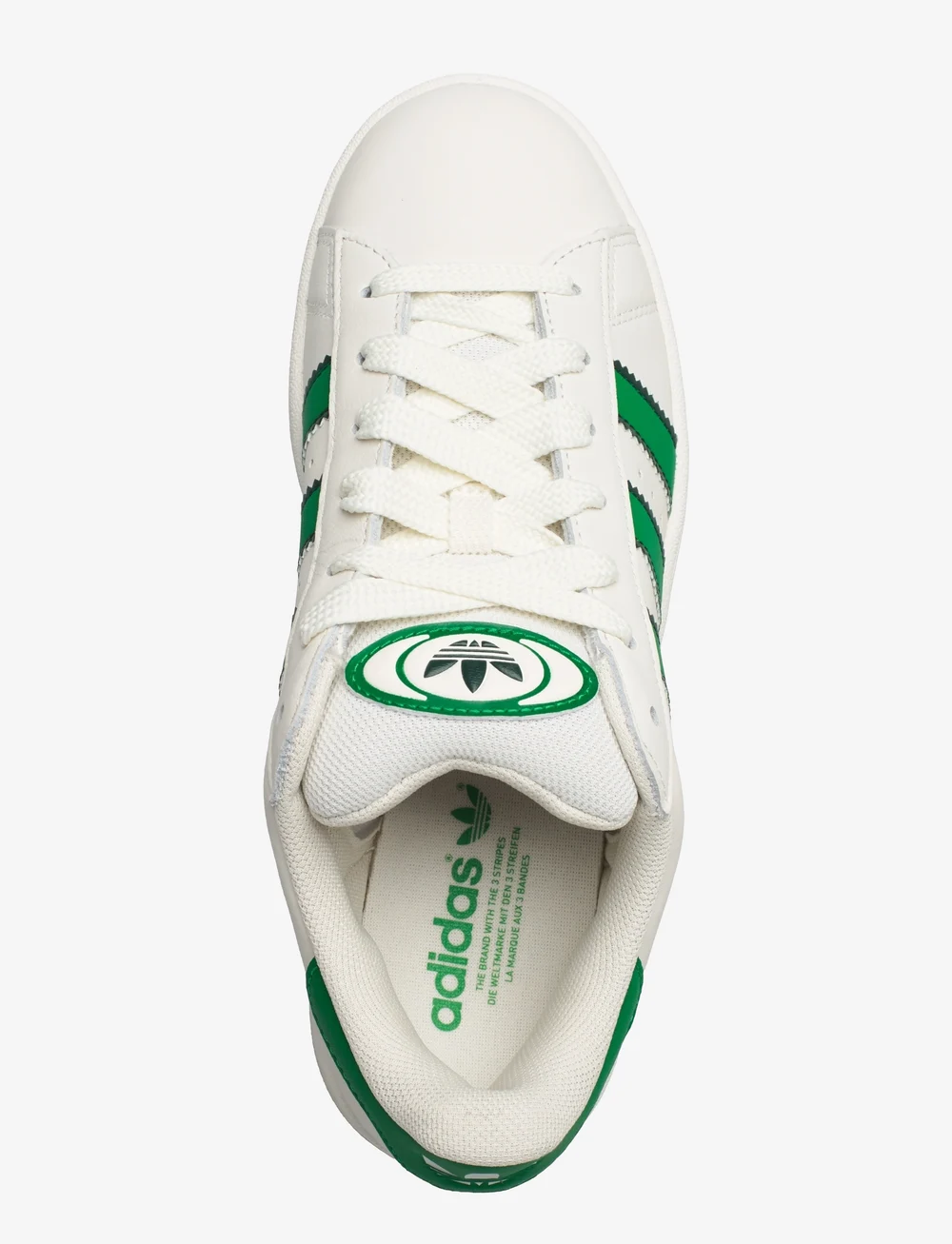 Adidas originals top green stripes