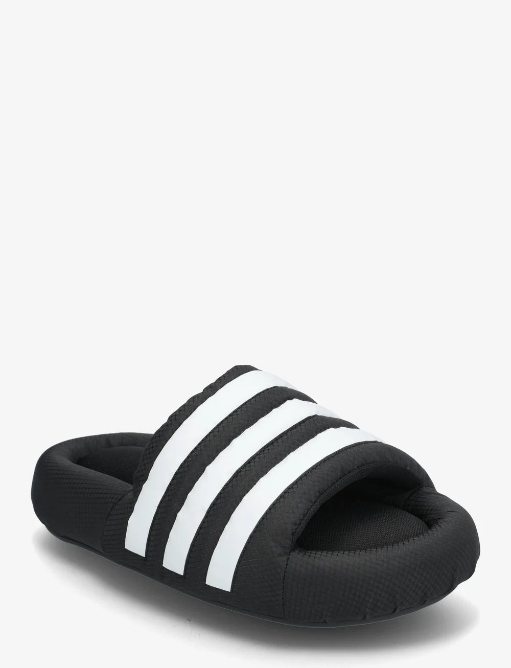 Black adidas sliders sales