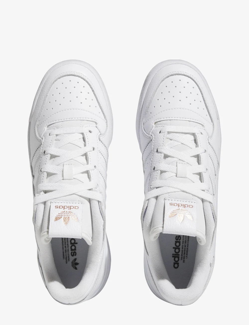 adidas Originals - FORUM LOW CL W - lave sneakers - ftwwht/ftwwht/supcol - 4