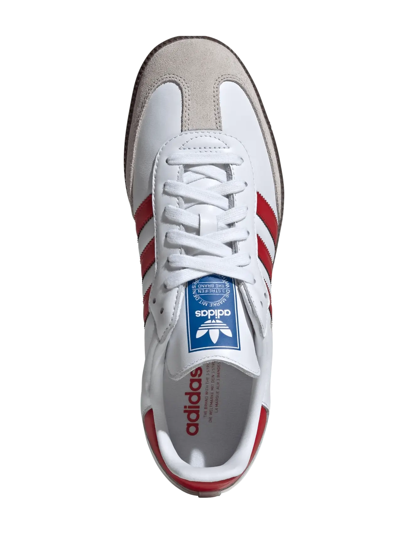 adidas Originals - SAMBA OG - low top sneakers - ftwwht/betsca/supcol - 5