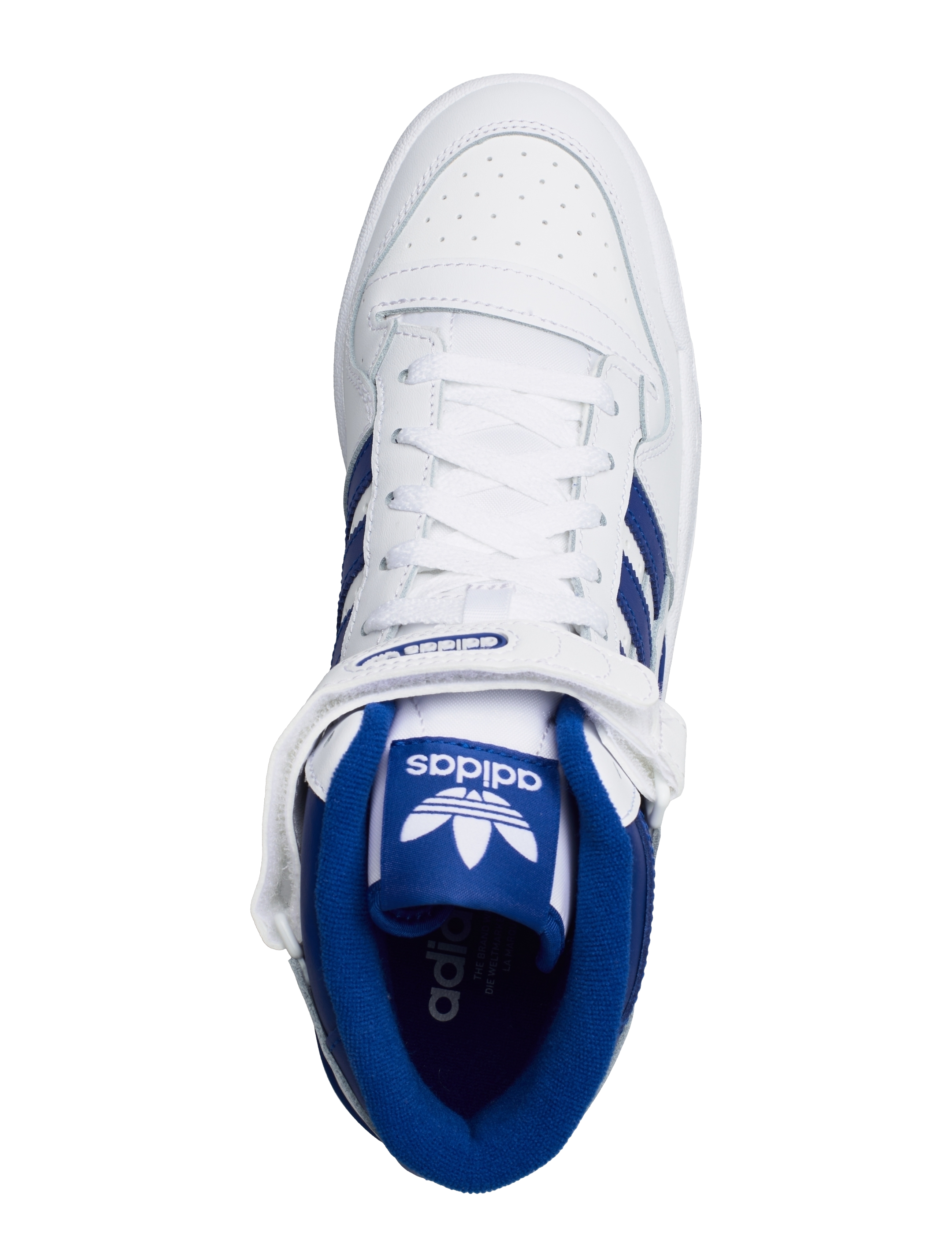 adidas Originals - FORUM MID - high tops - ftwwht/royblu/ftwwht - 3