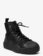 adidas Originals - Superstar Millencon Boot Shoes - sportiska stila apavi ar paaugstinātu potītes daļu - cblack/cblack/gresix - 0