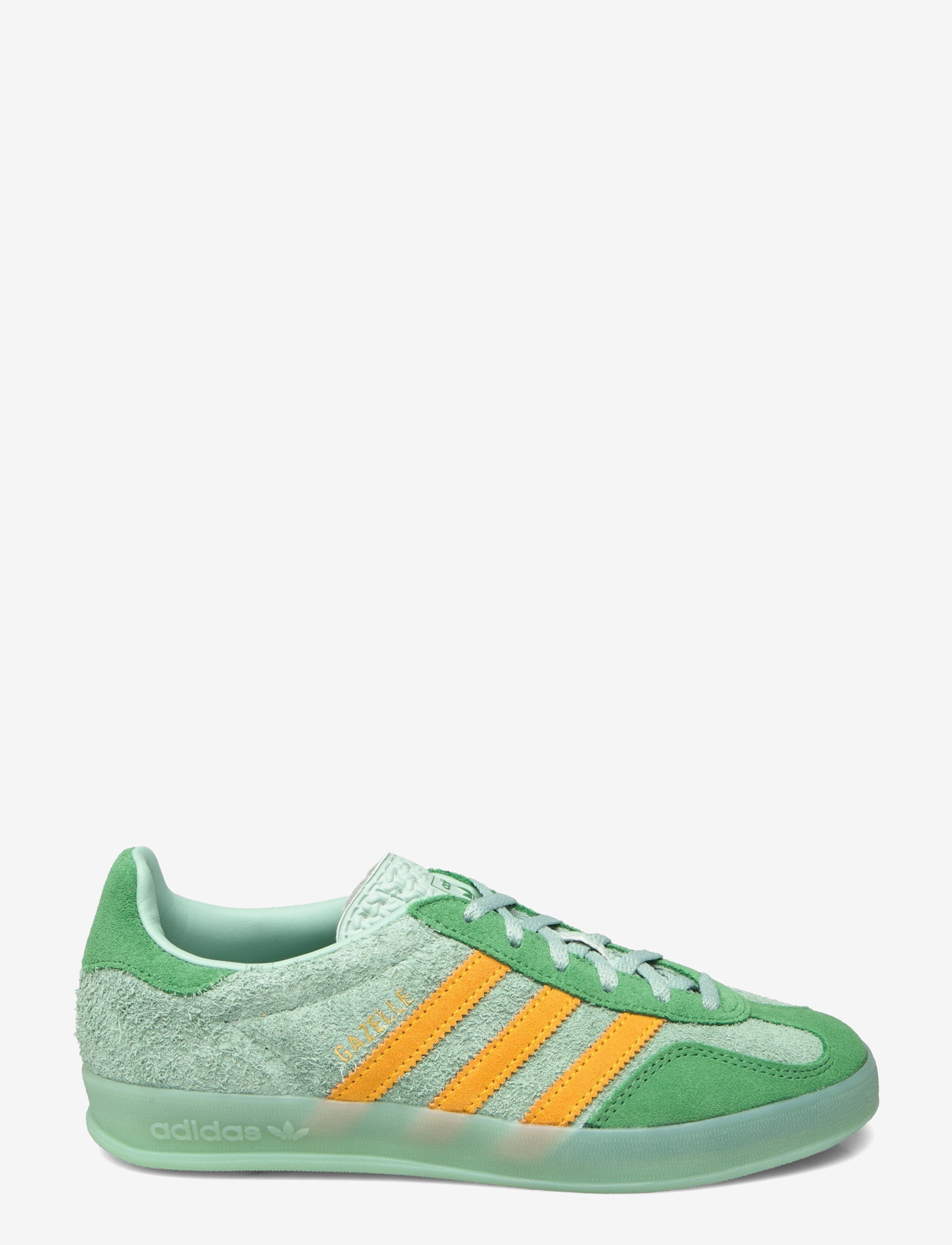 adidas Originals - GAZELLE INDOOR W - lave sneakers - hazgrn/prlogr/creyel - 1