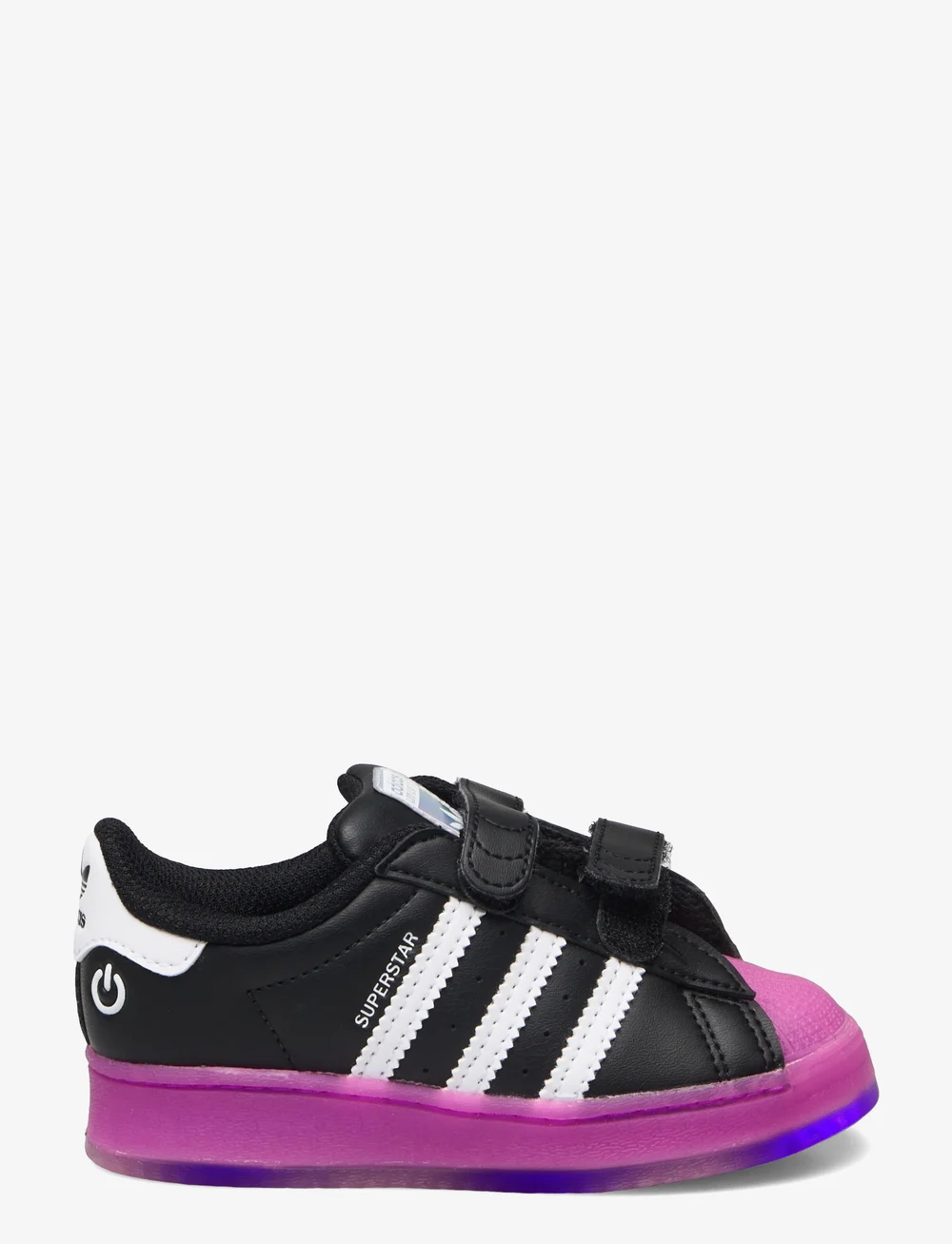 adidas Originals - SUPERSTAR LED LIGHTS CF I - niedriger schnitt - cblack/purbur/ftwwht - 1