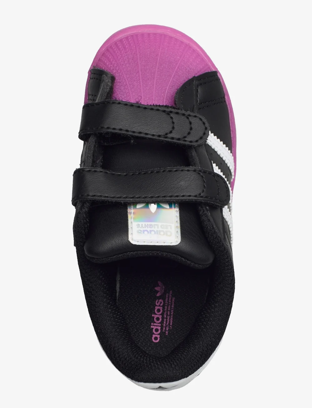 adidas Originals - SUPERSTAR LED LIGHTS CF I - niedriger schnitt - cblack/purbur/ftwwht - 3