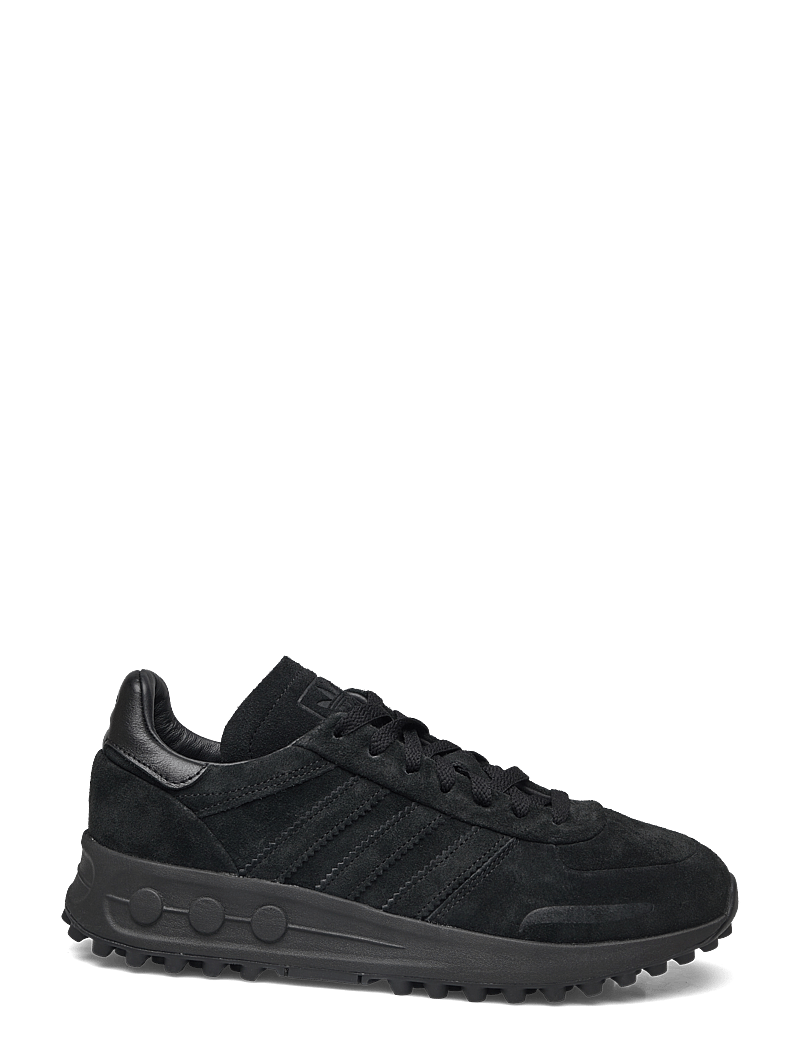 Black leather trainers adidas hot sale