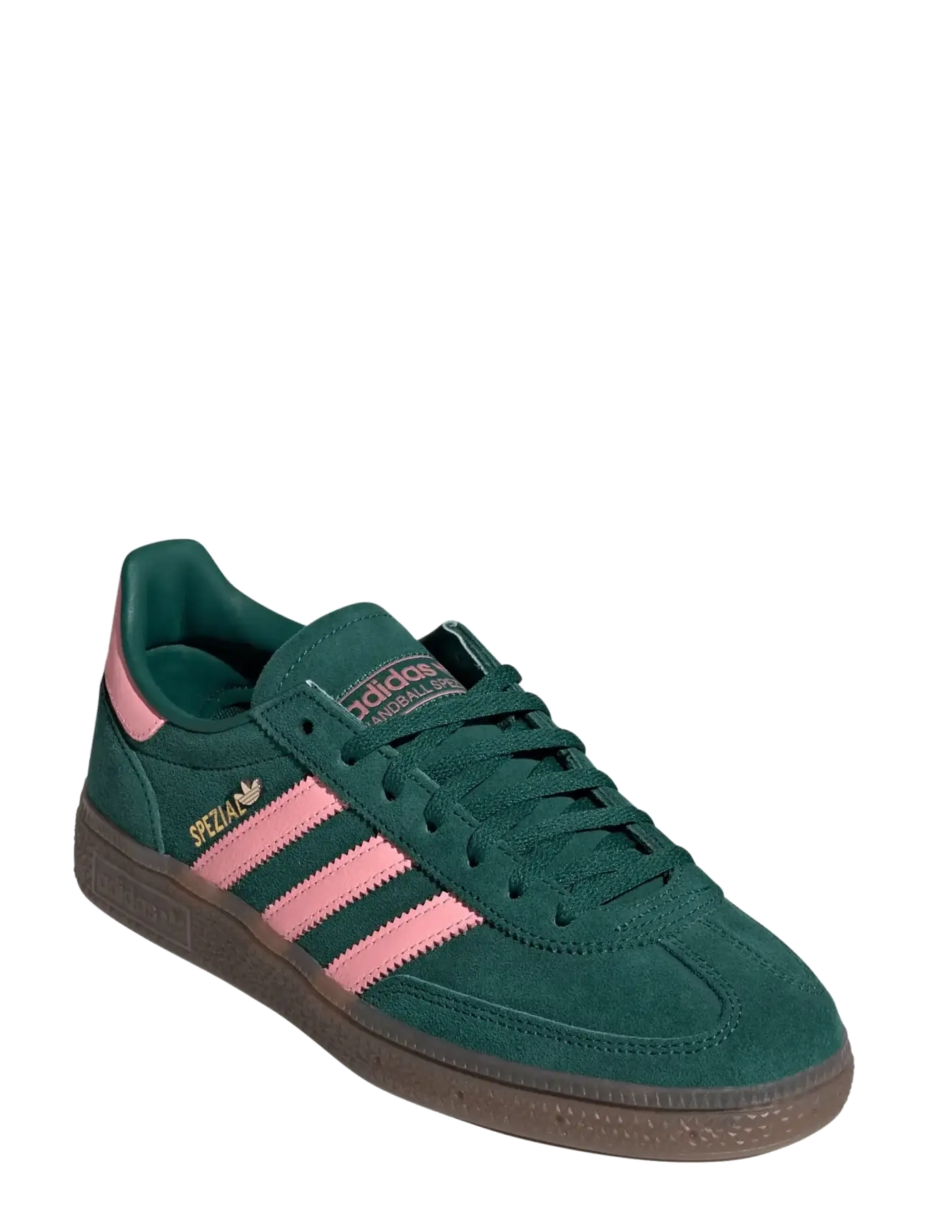 adidas Originals HANDBALL SPEZIAL W - Campaign - CGREEN/PINSPA/GOLDMT / green