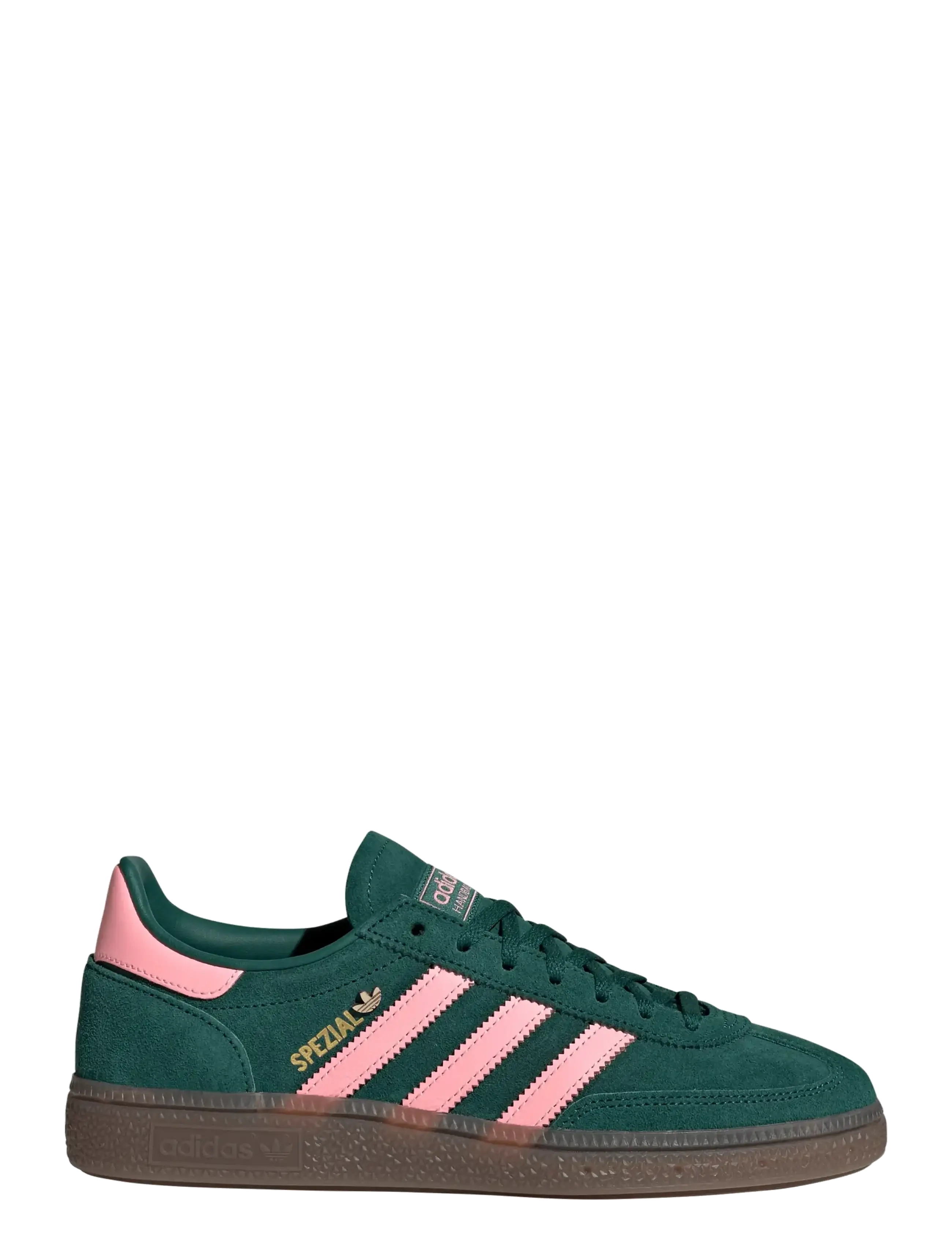 adidas Originals - HANDBALL SPEZIAL W - lave sneakers - cgreen/pinspa/goldmt - 1