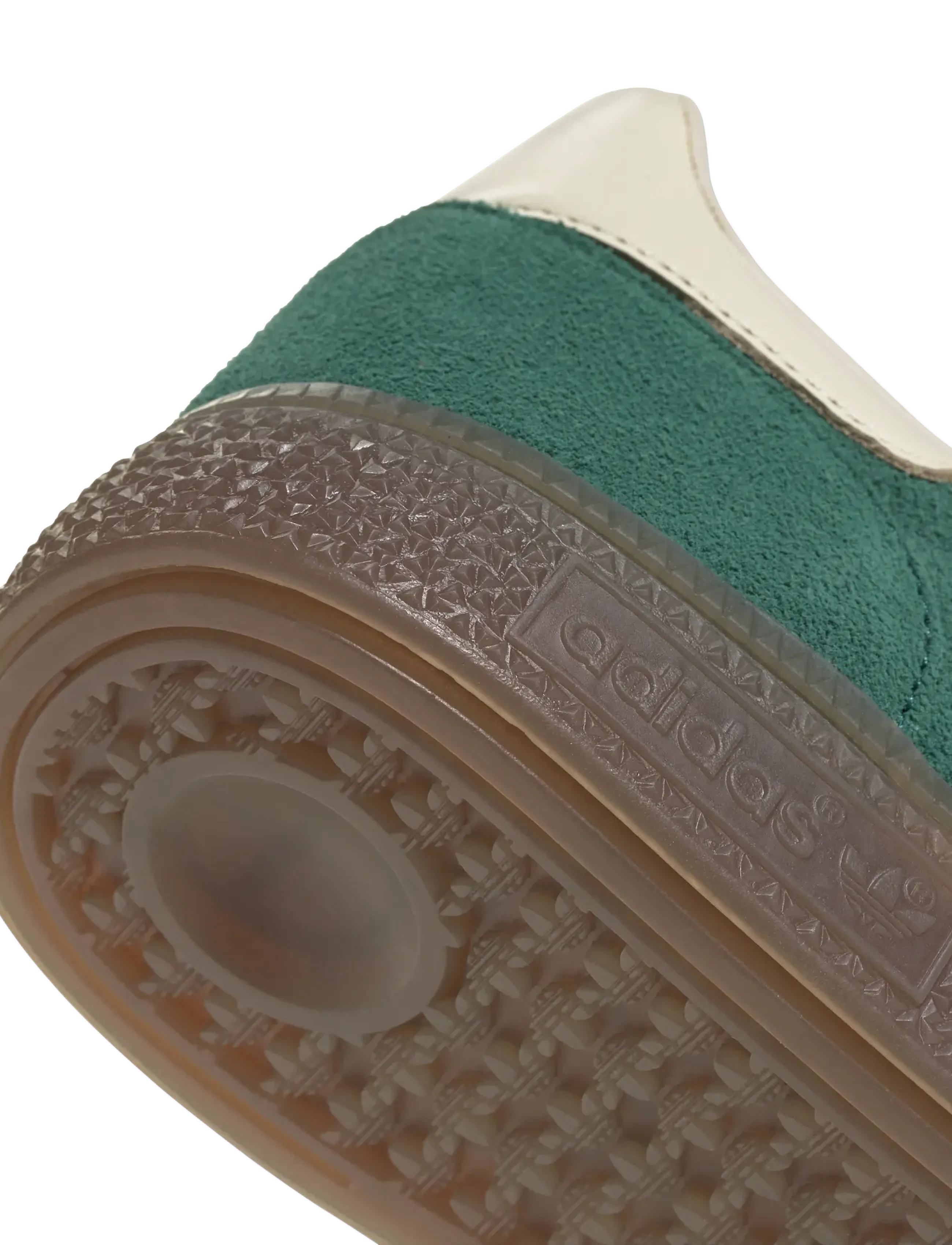 adidas Originals - HANDBALL SPEZIAL W - lave sneakers - cgreen/crewht/gum5 - 5